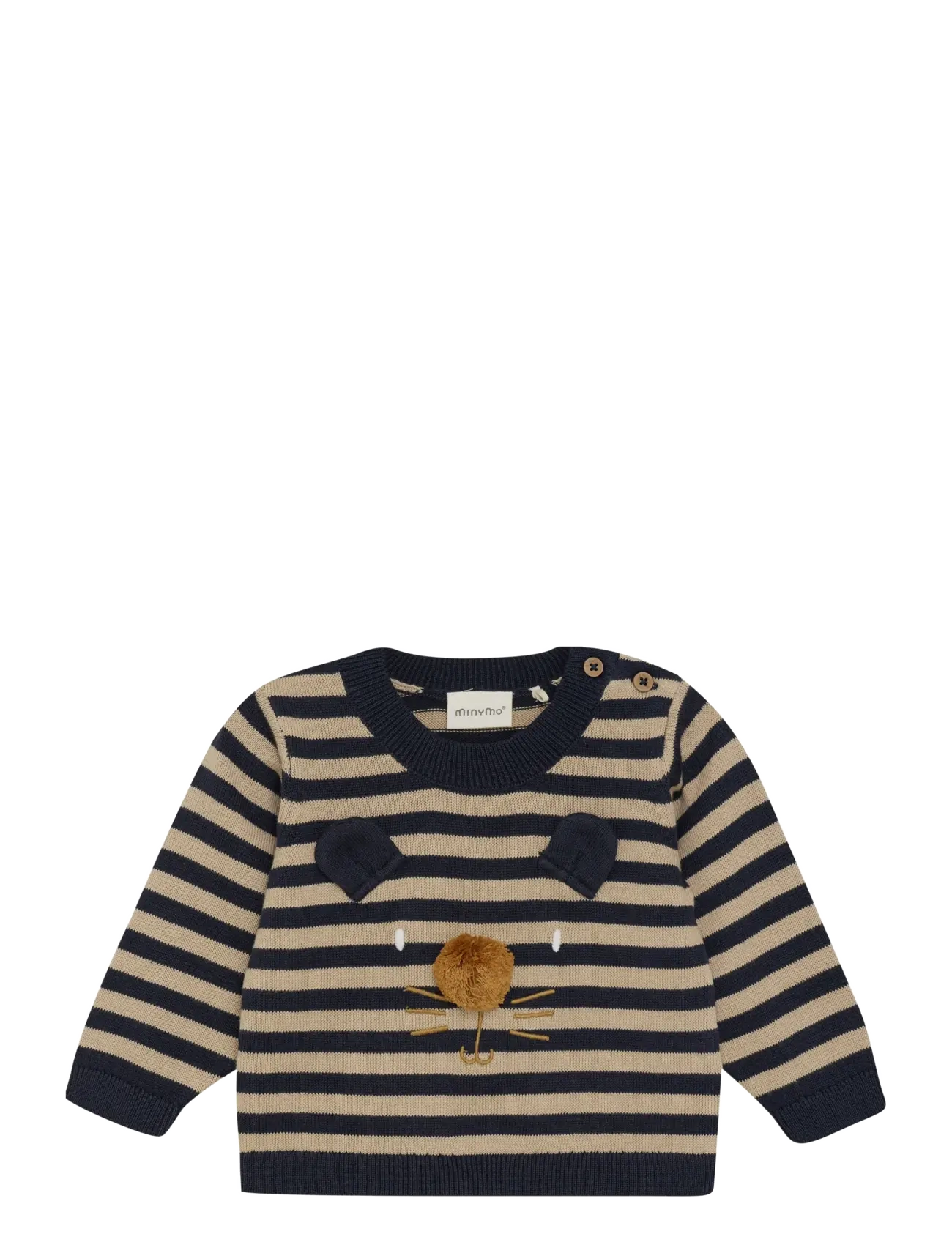 Minymo Pullover Knit, 74, Knitwear, Mehrfarbig/gemustert - Pullovers, Kinder
