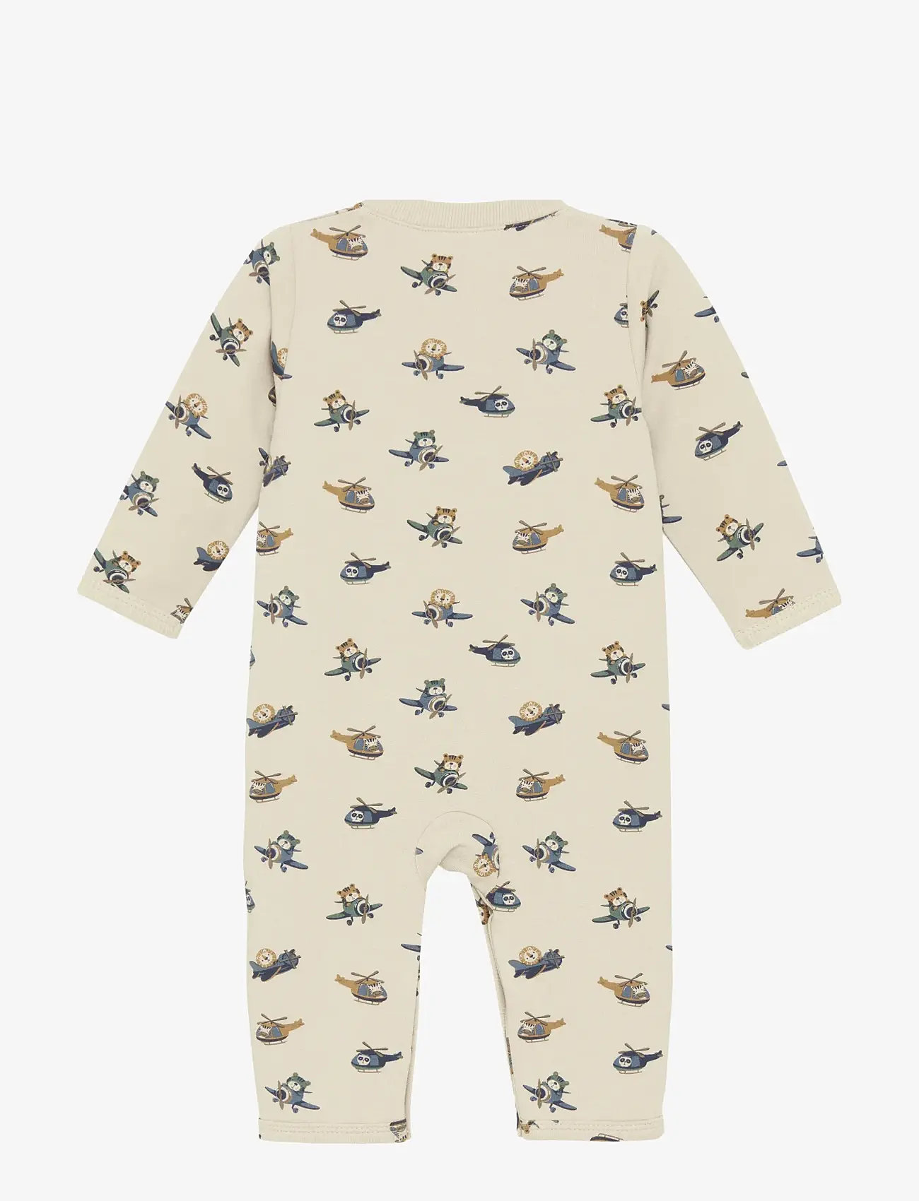 Minymo - Suit AOP Sweat - jumpsuits - oxford tan - 1