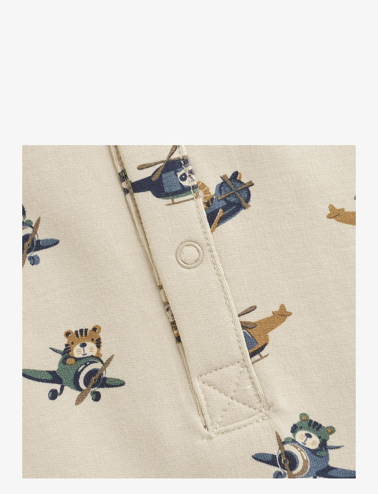 Minymo - Suit AOP Sweat - jumpsuits - oxford tan - 2