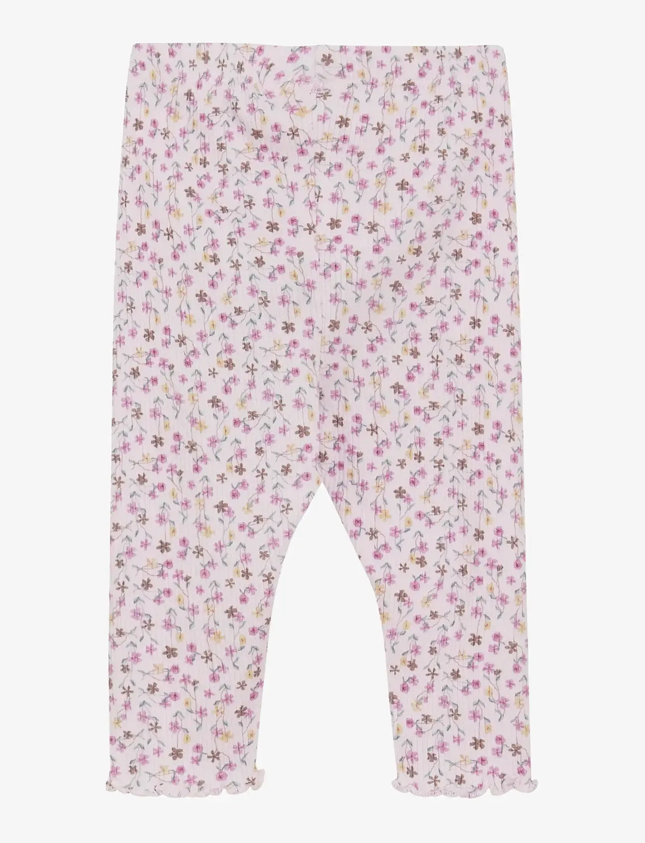 Minymo - Legging AOP Rib - efterårstøj - tender touch - 1