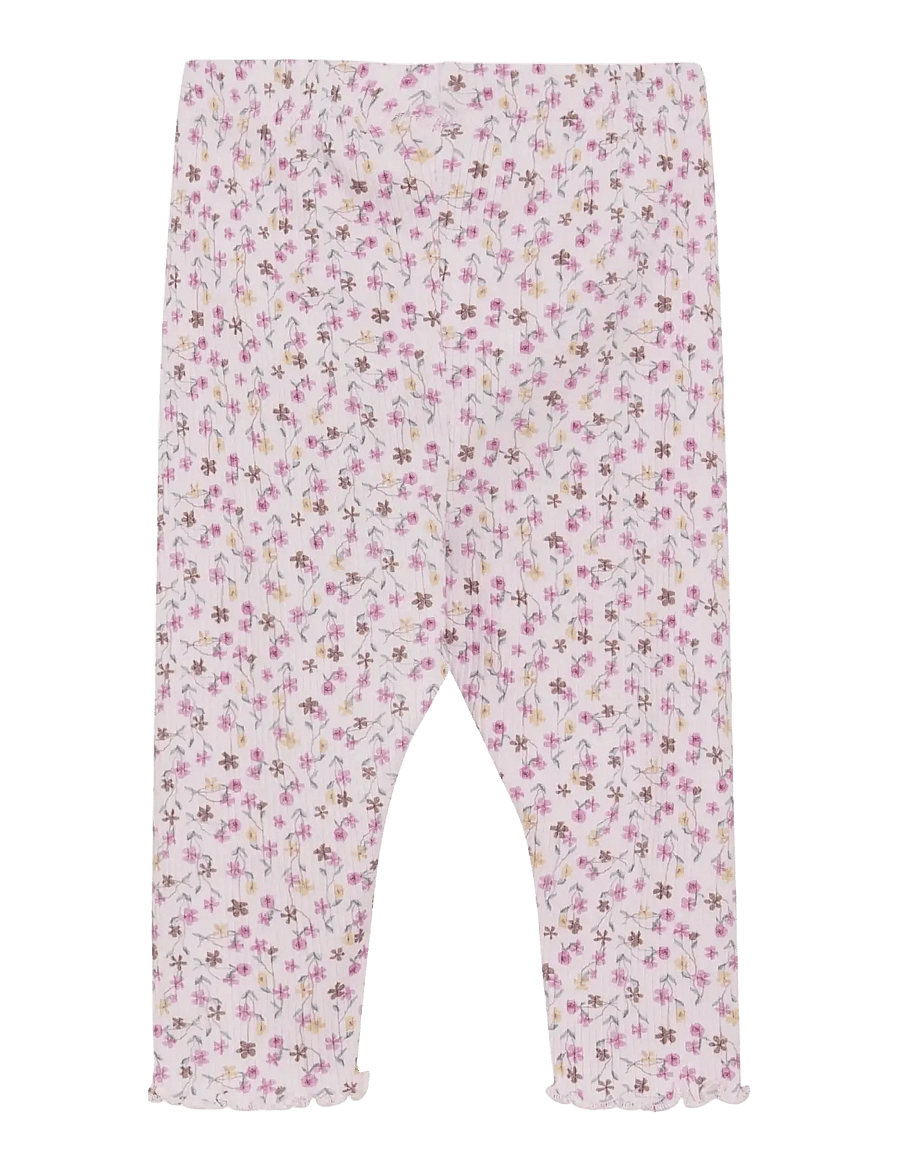 Minymo - Legging AOP Rib - leggings - tender touch - 1