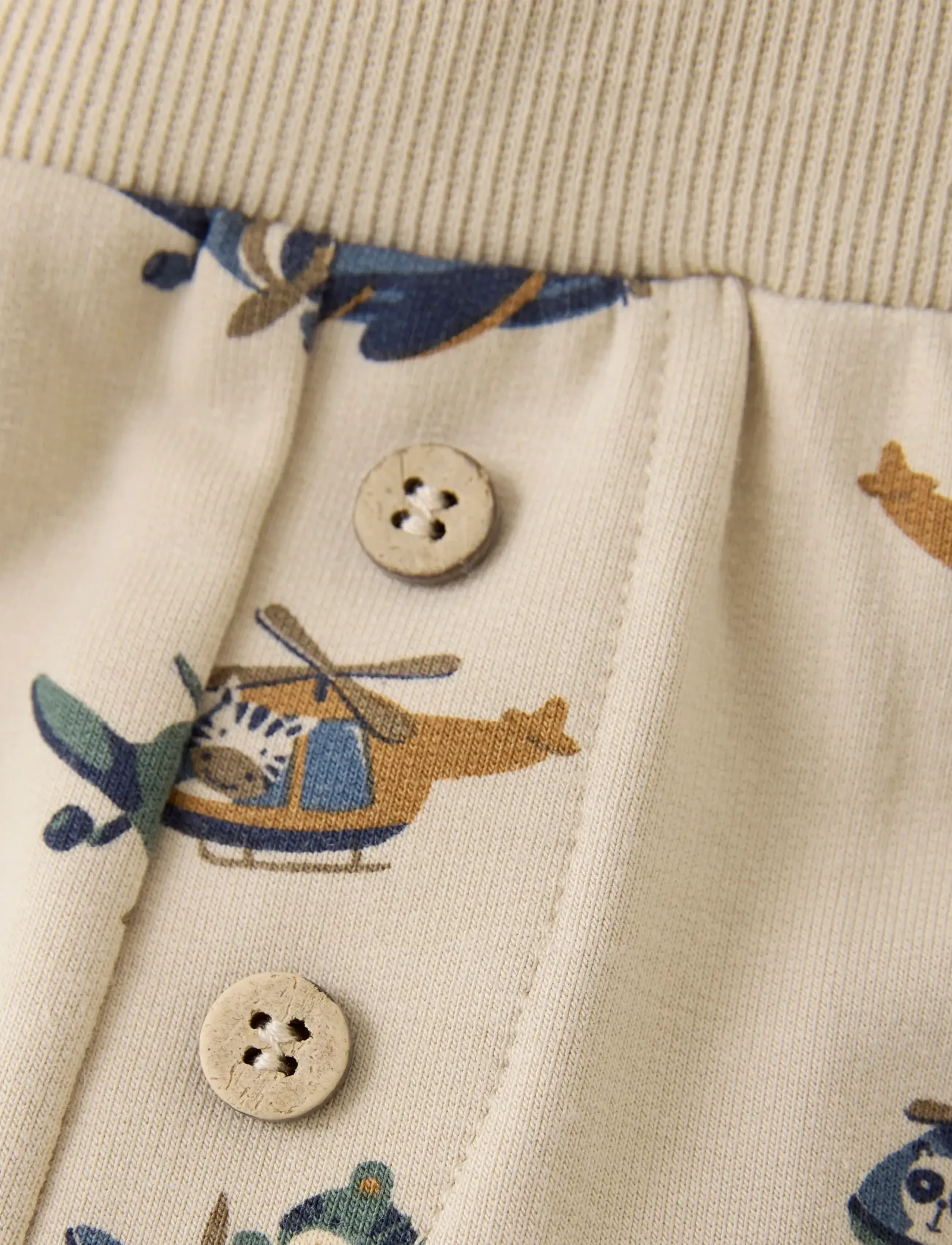 Minymo - Pants AOP Sweat - lägsta priserna - oxford tan - 2