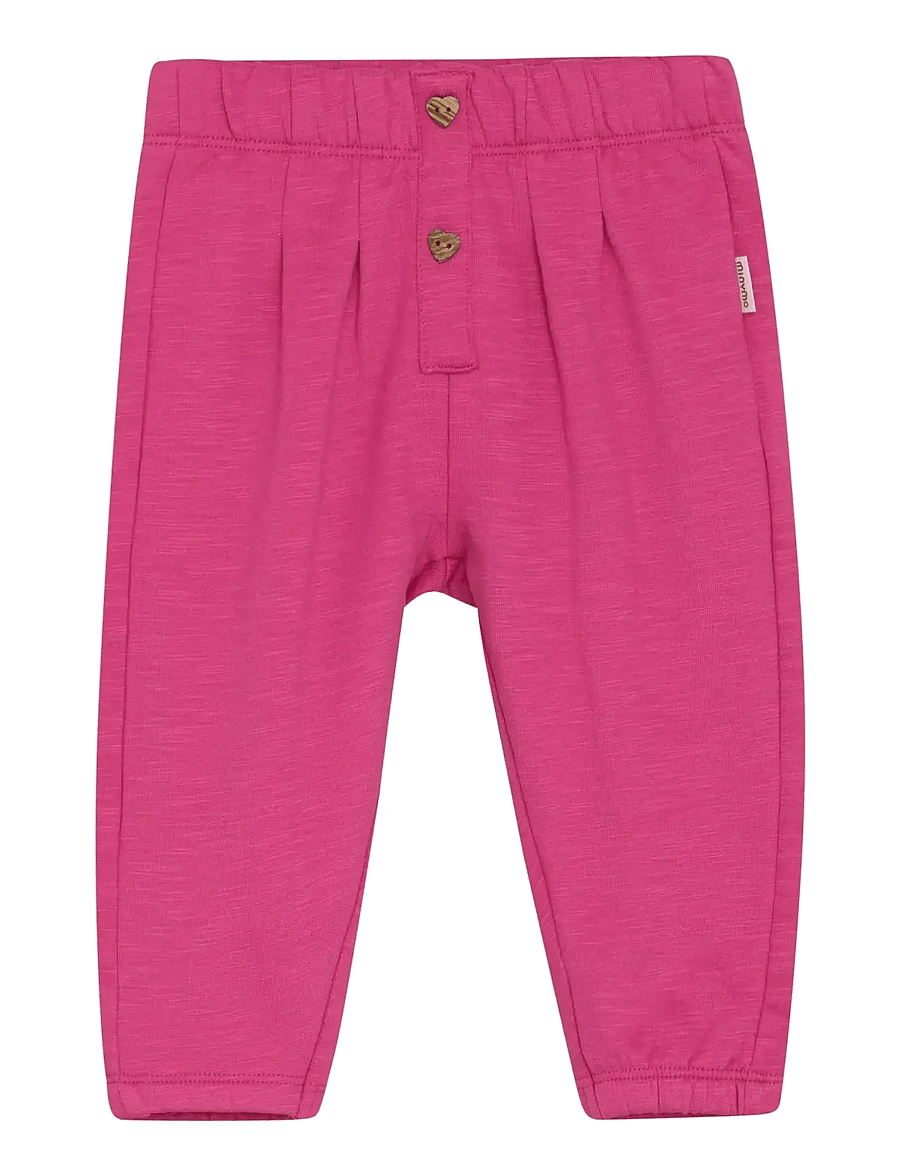 Minymo - Pants Sweat - jogginghosen - fuchsia fedora - 0