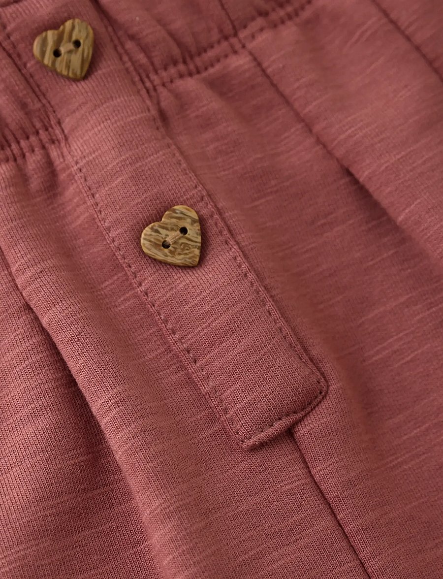 Minymo - Pants Sweat - mjukisbyxor - withered rose - 3