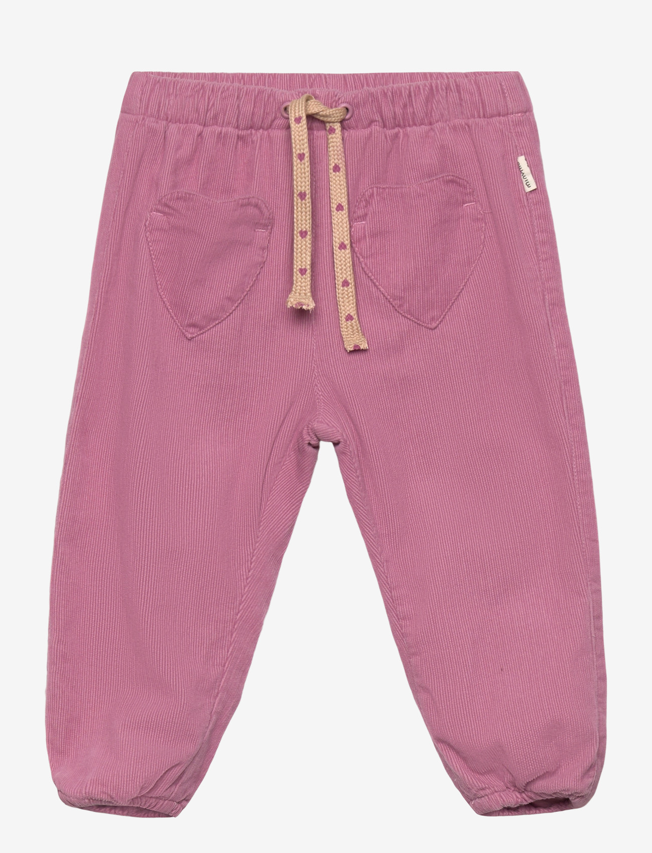 Minymo - Pants Corduroy w. Lining - babyhosen - mauve orchid - 0