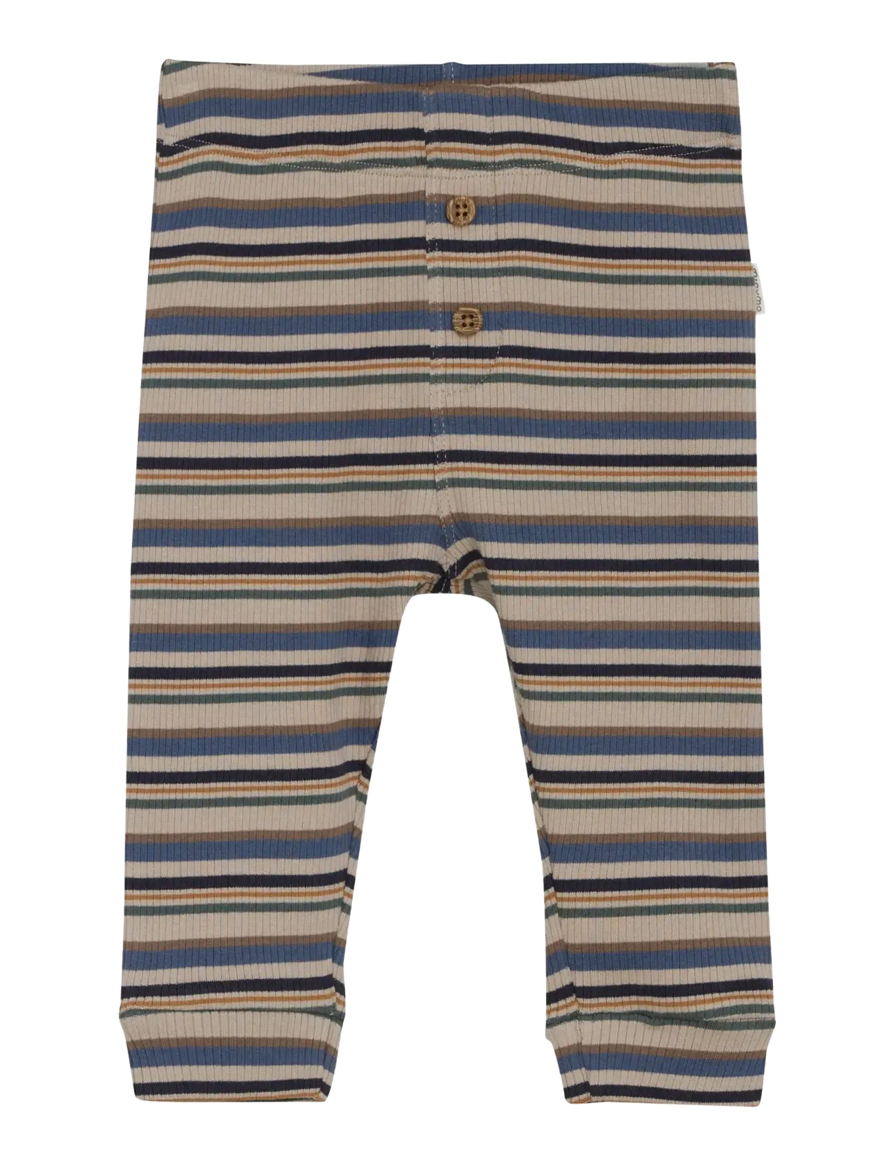 Minymo Pants Y/D Rib - Housut - CHINA BLUE / multi