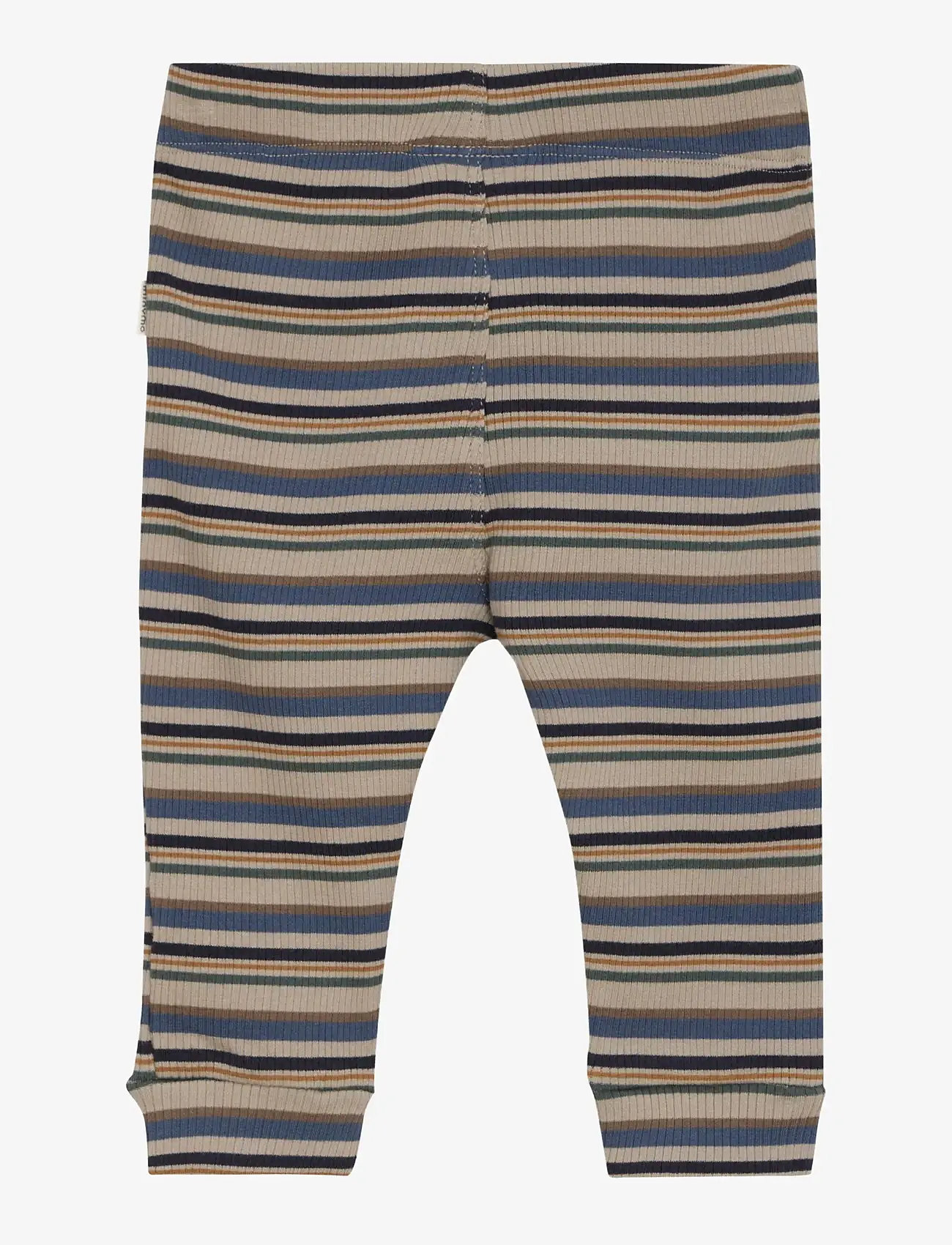 Minymo - Pants Y/D Rib - sügisesed riided - china blue - 1