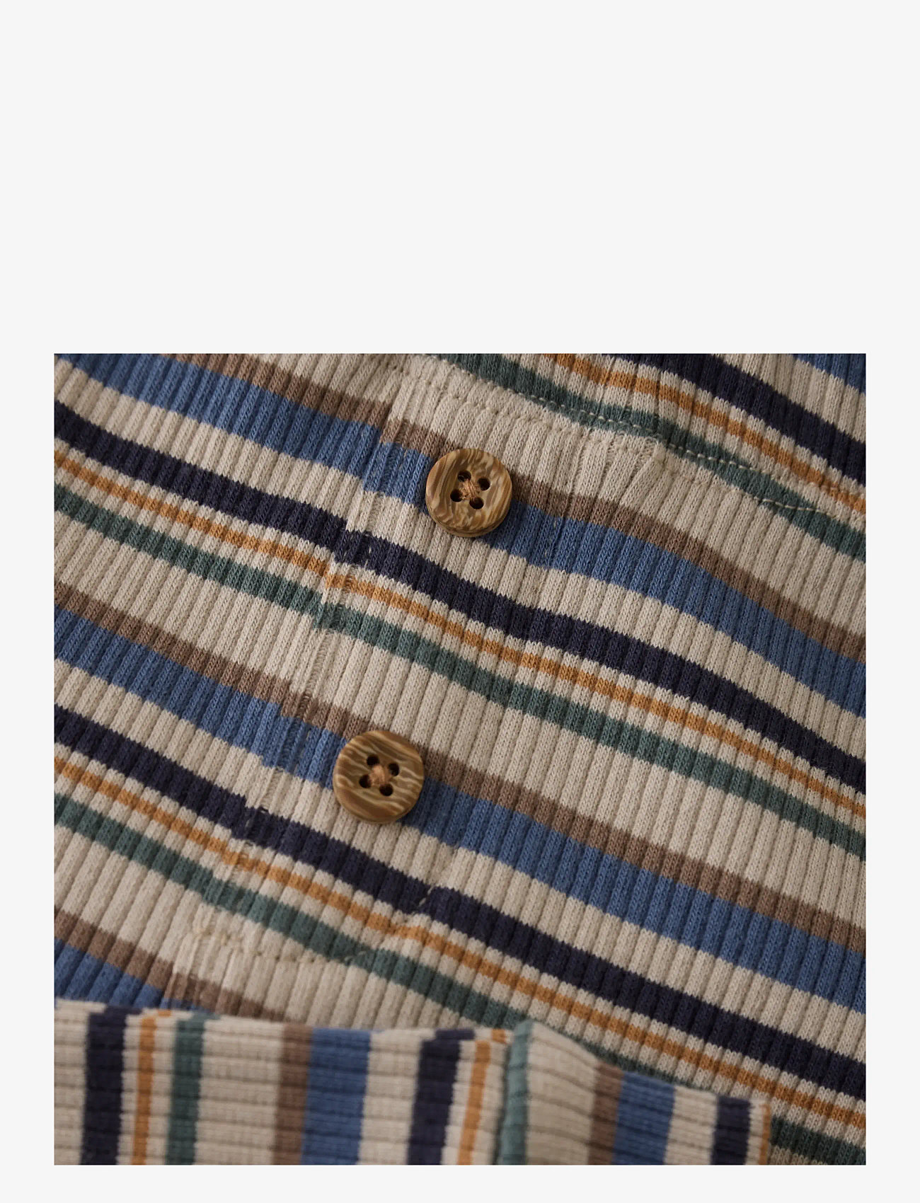 Minymo - Pants Y/D Rib - sügisesed riided - china blue - 2