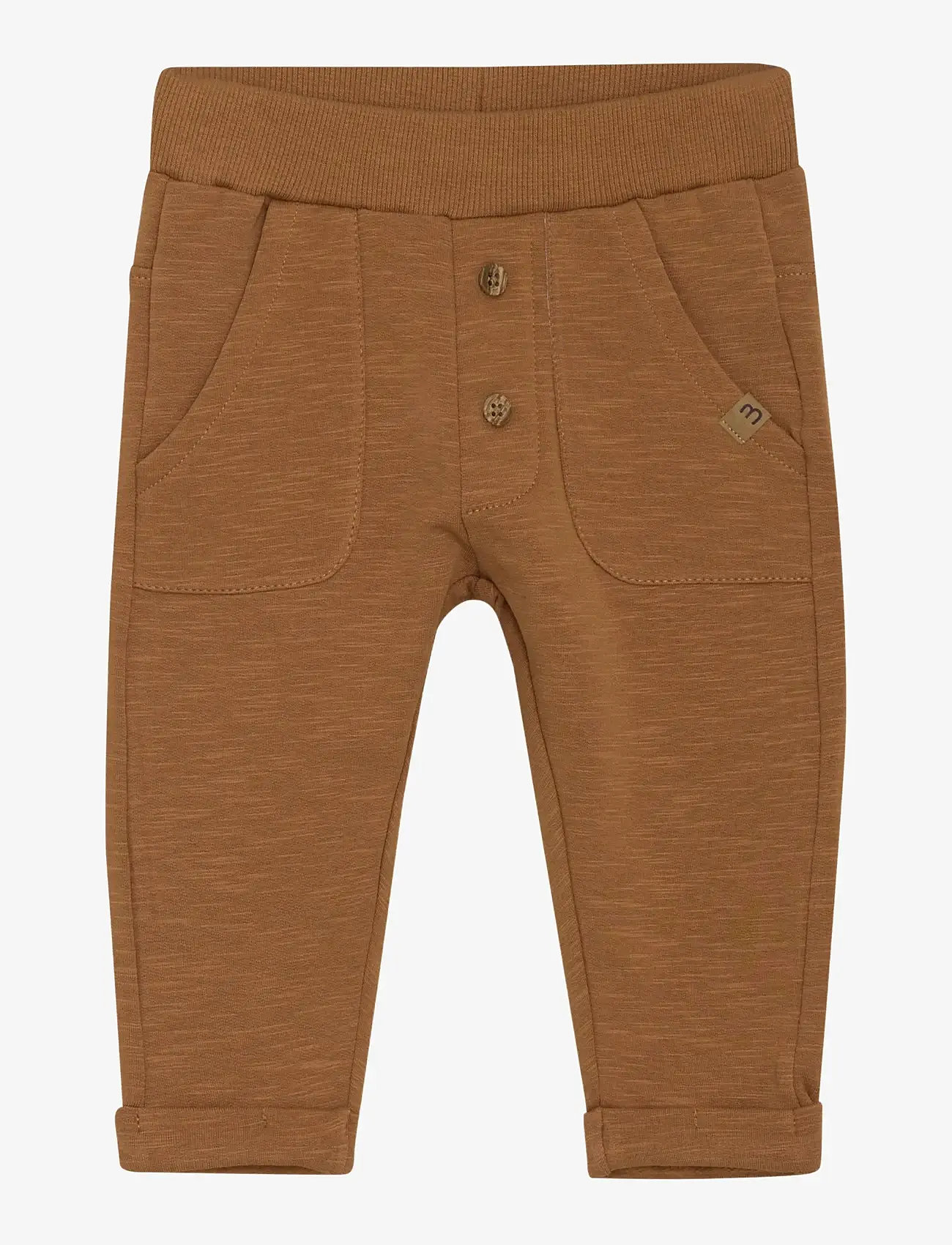 Minymo - Pants Sweat - herbstliche kleidung - brown sugar - 0