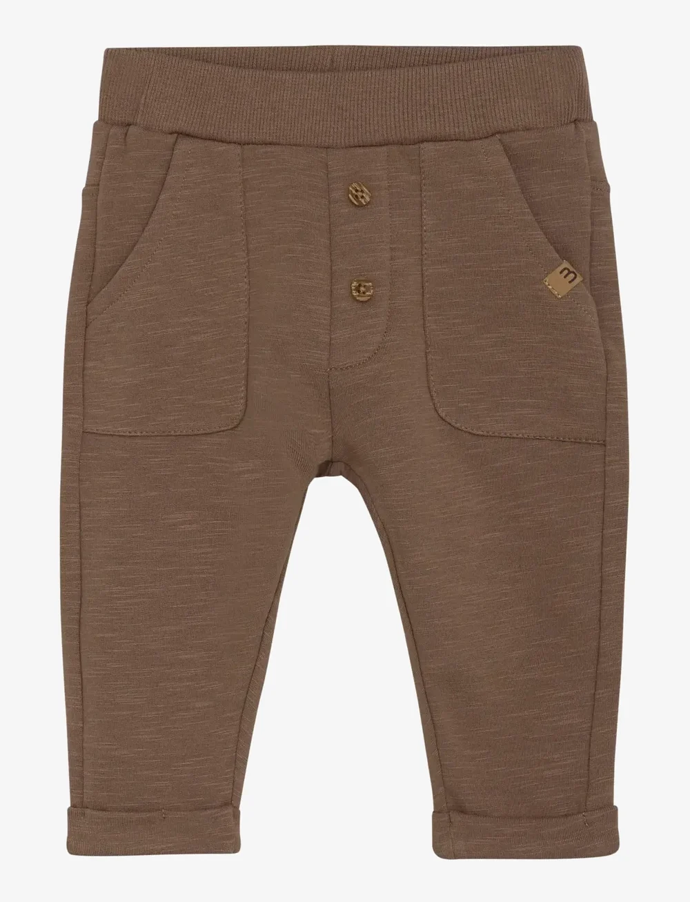 Minymo - Pants Sweat - mjukisbyxor - caribou - 0