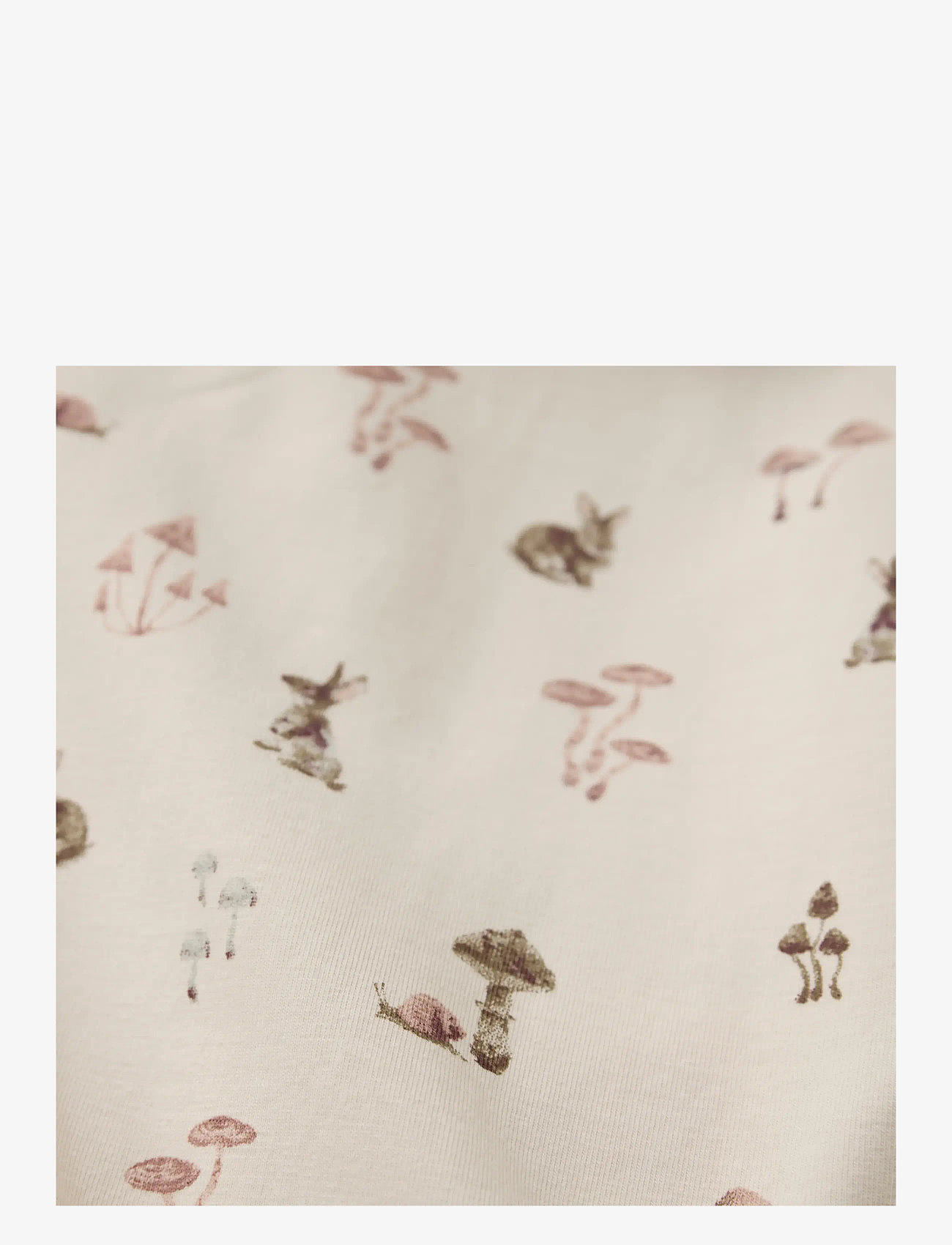 Minymo - Body LS AOP - långärmade bodysuits - sandshell - 2