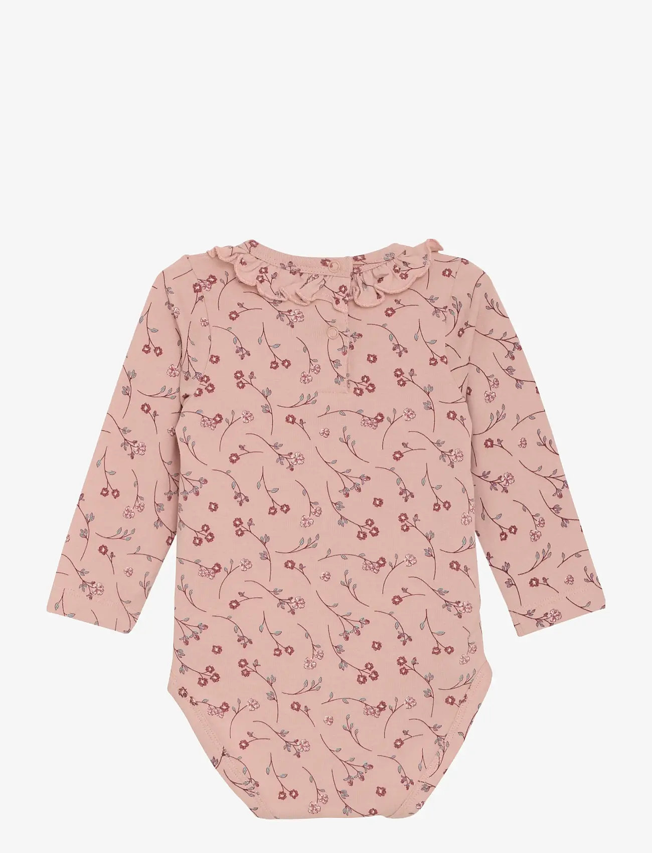 Minymo - Body LS AOP - langærmede heldragter - misty rose - 1