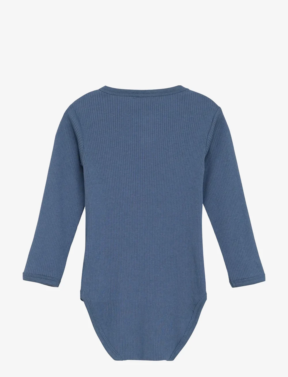Minymo - Body LS Rib - långärmade - china blue - 1