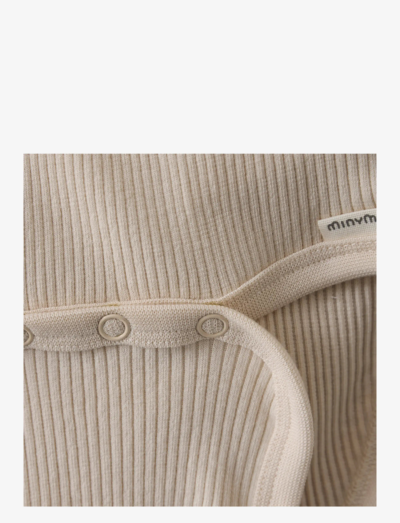 Minymo - Body LS Rib - long-sleeved - sandshell - 3