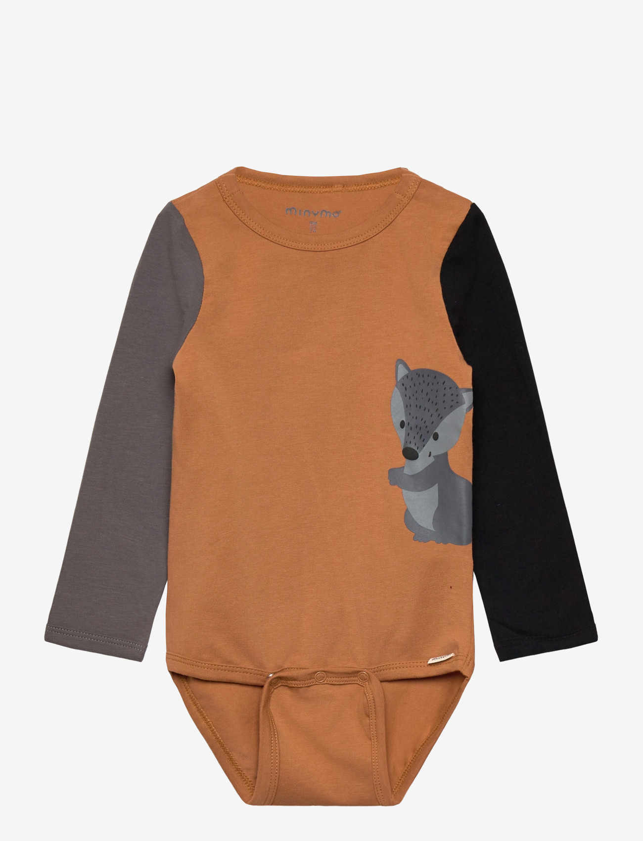 Minymo - Body LS - julegaver under 300kr - brown sugar - 0