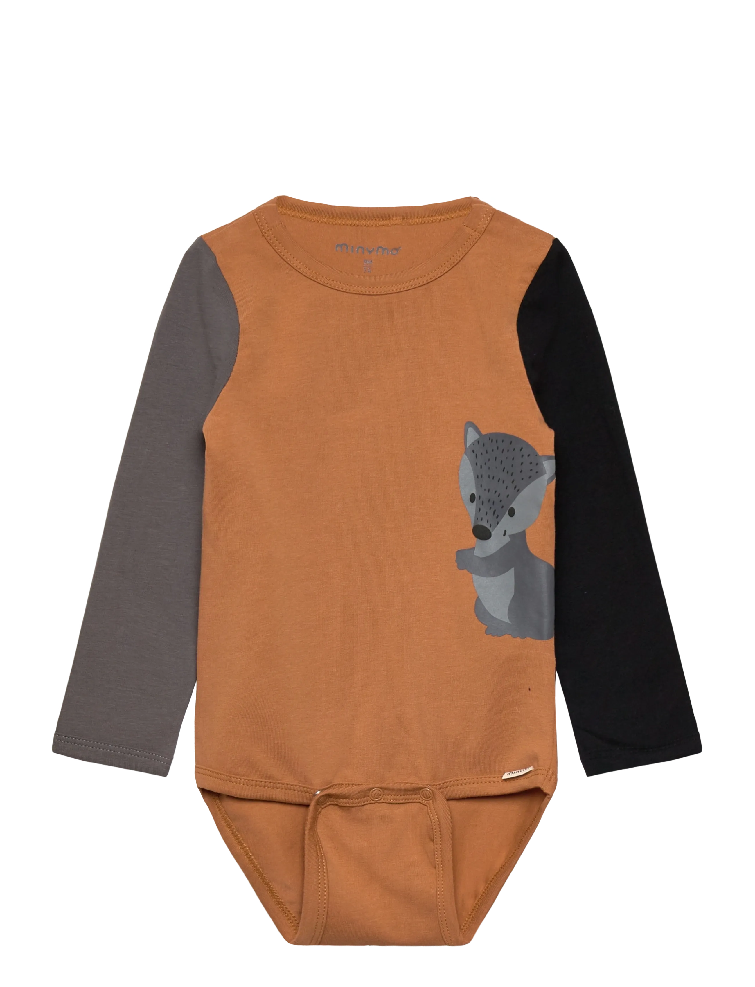Minymo Body LS - Pikkade varrukatega bodid - BROWN SUGAR / brown