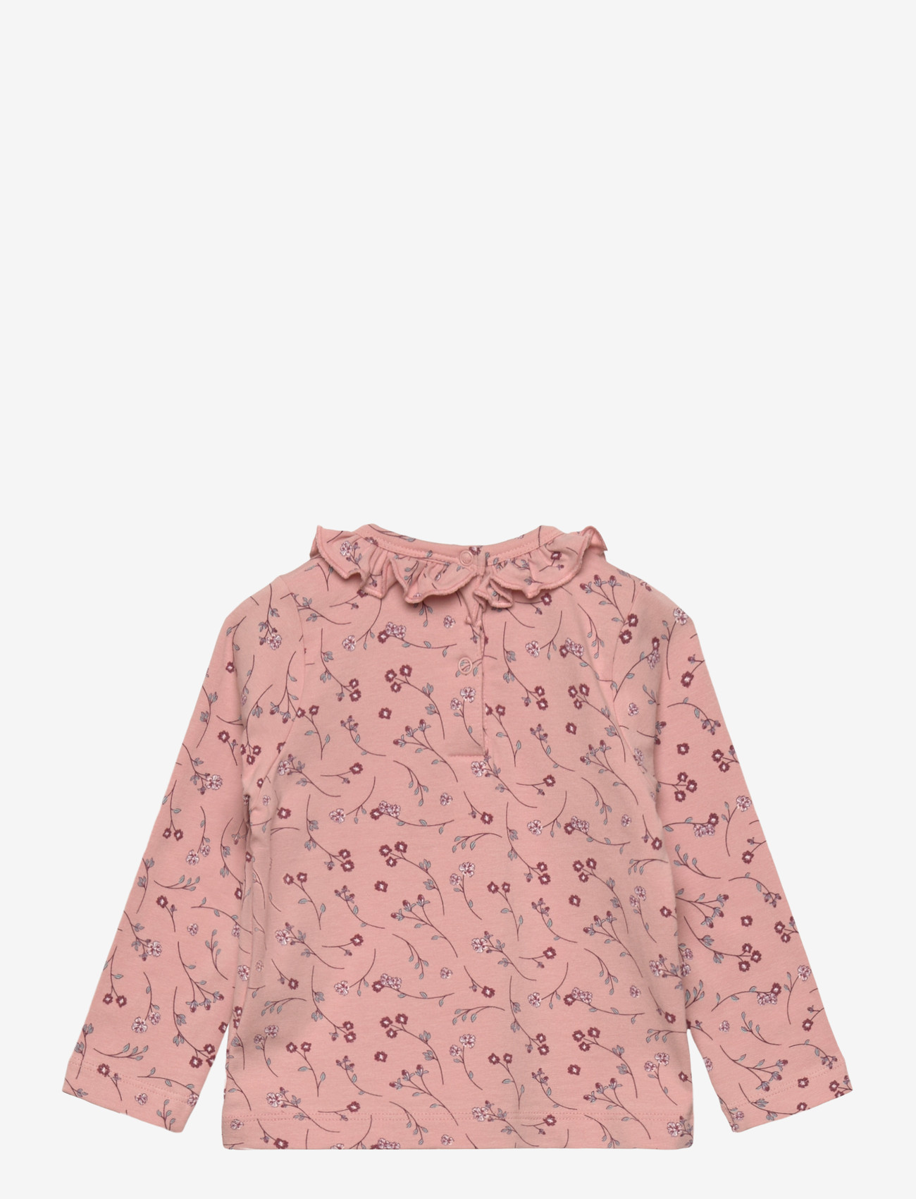 Minymo - T-shirt LS AOP - long-sleeved t-shirts - misty rose - 1