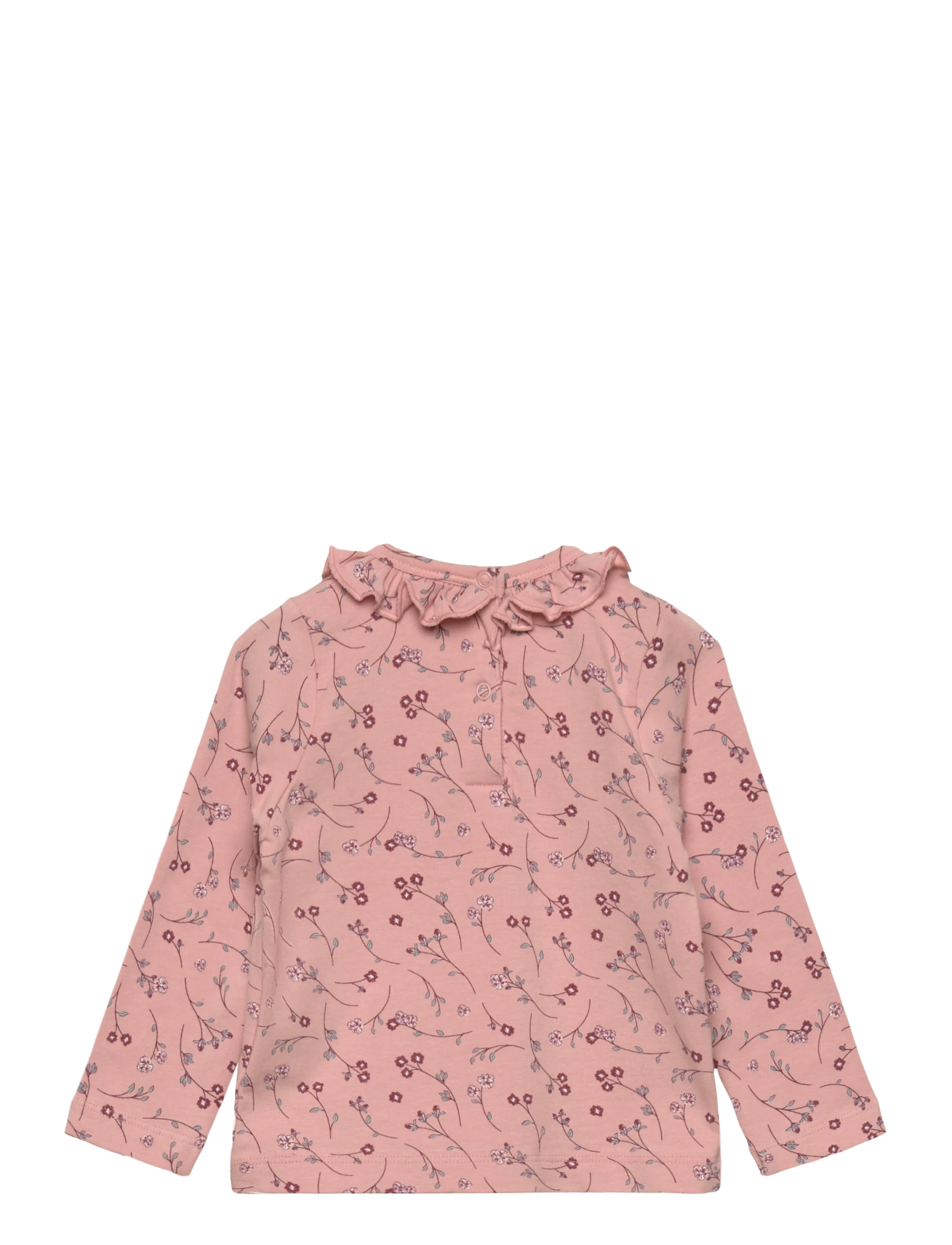 Minymo - T-shirt LS AOP - pikkade varrukatega t-särgid - misty rose - 1