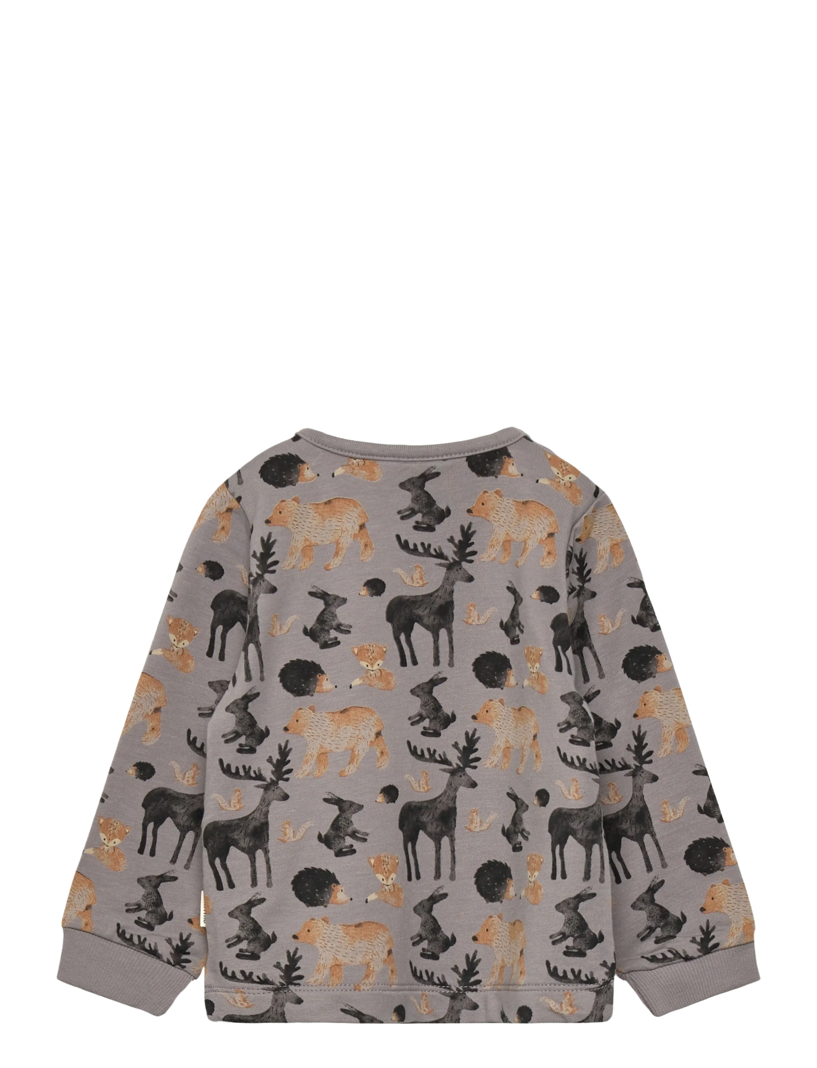 Minymo - T-shirt LS AOP Sweat - langärmelig - cloudburst - 1