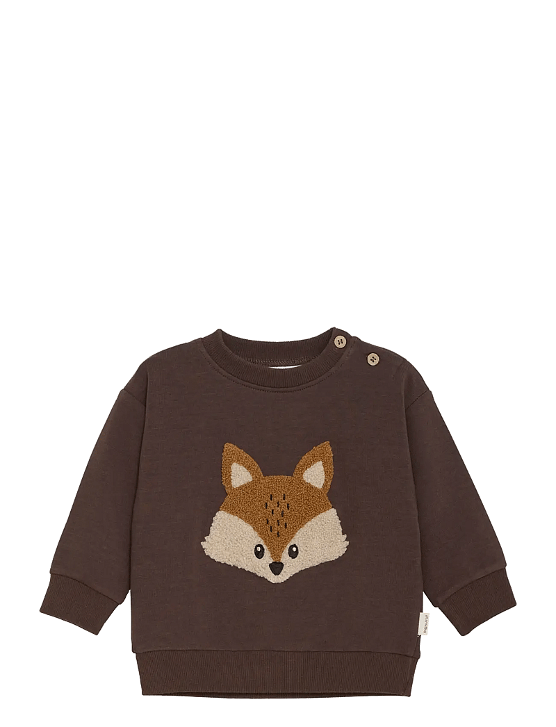 Minymo - Sweatshirt LS - sweatshirts - bracken - 1