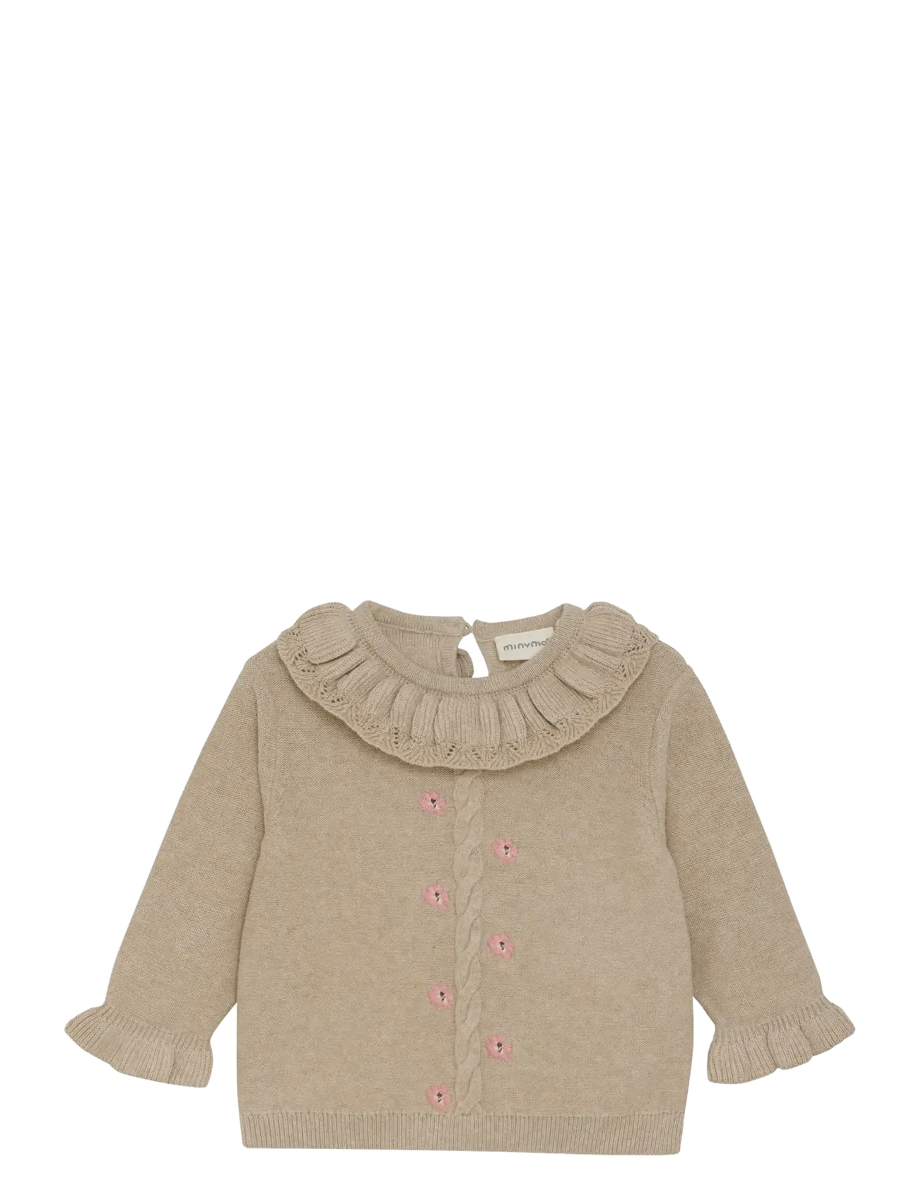 Minymo Pullover Knit, 56, Knitwear, Beige - Pullovers, Kinder