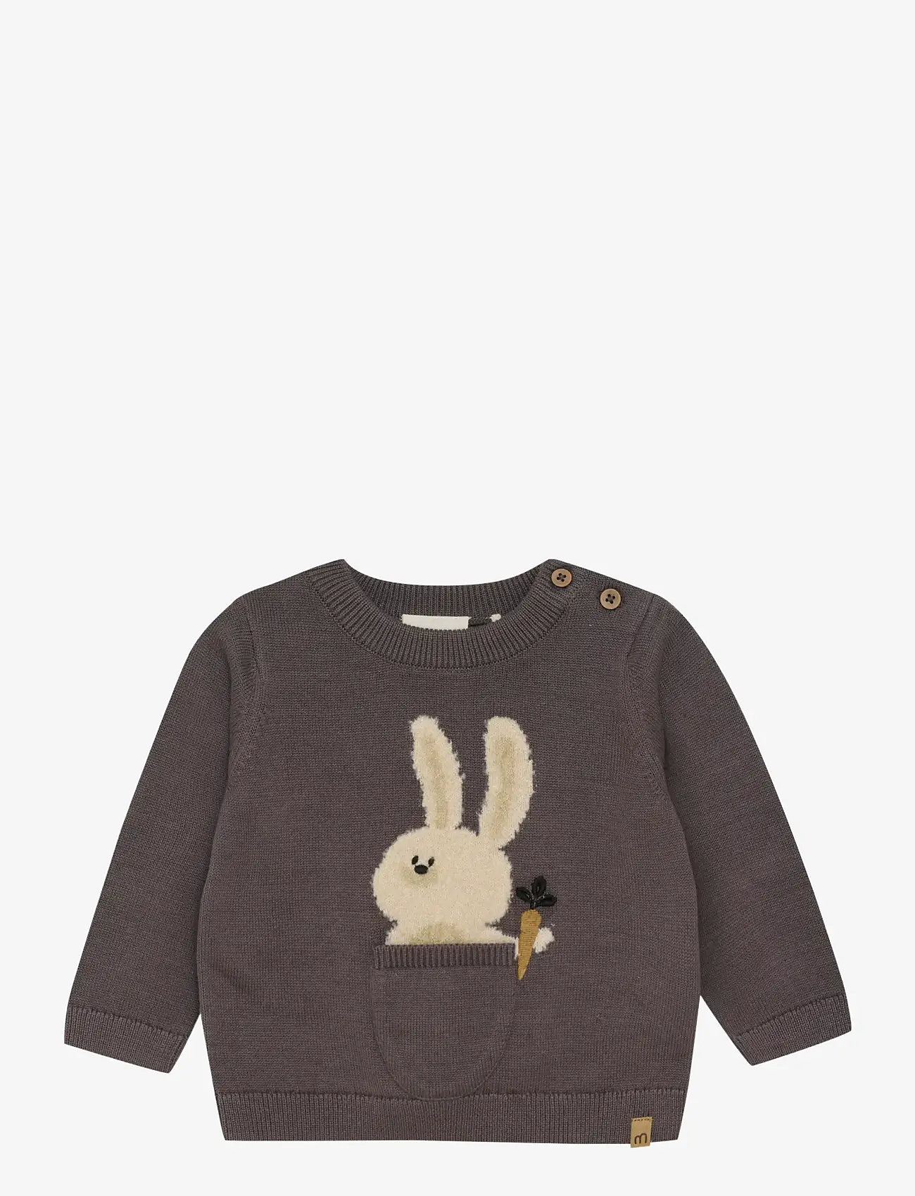 Minymo - Pullover Knit - herbstliche kleidung - dark gull grey - 0