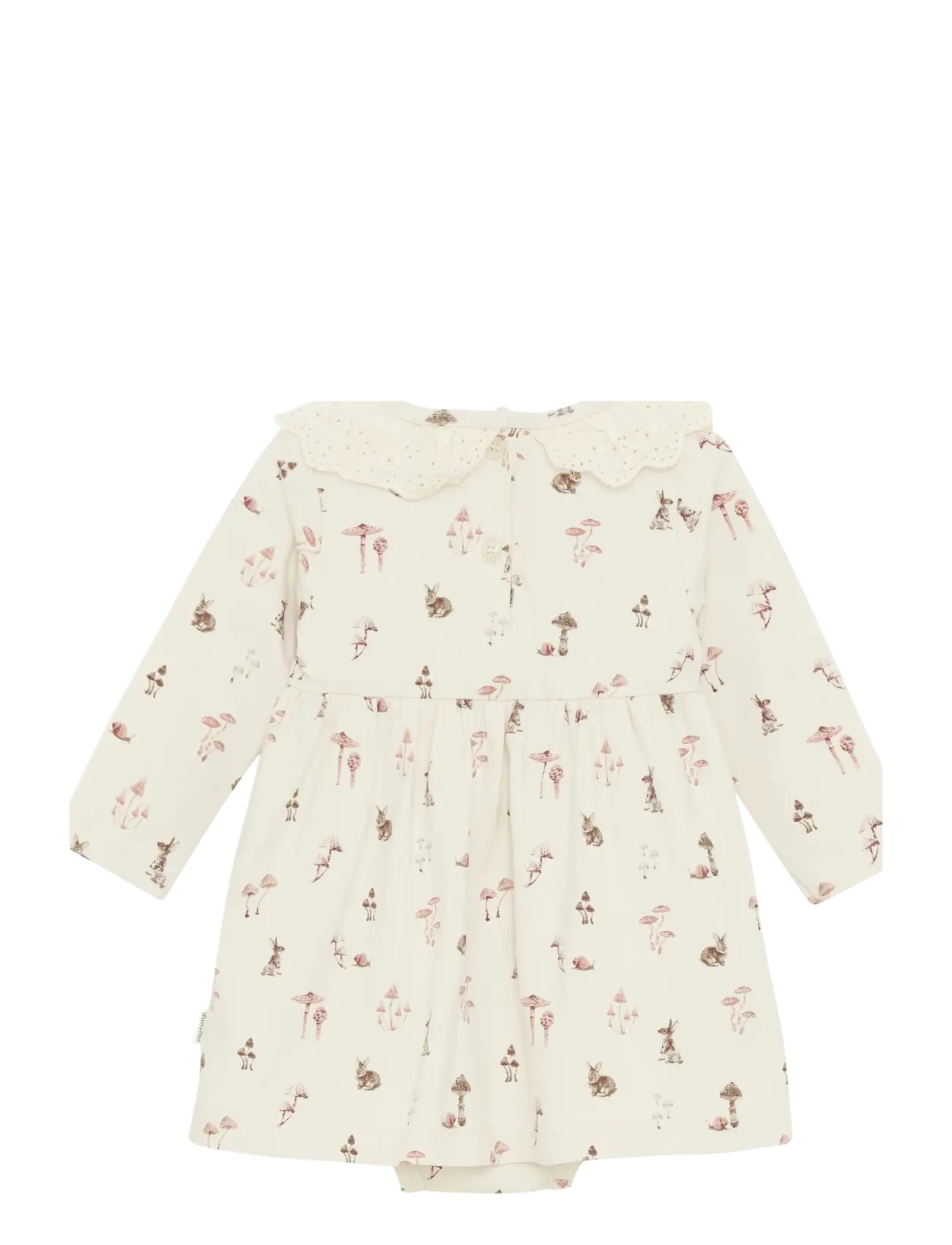 Minymo - Dress LS AOP - sandshell - 2