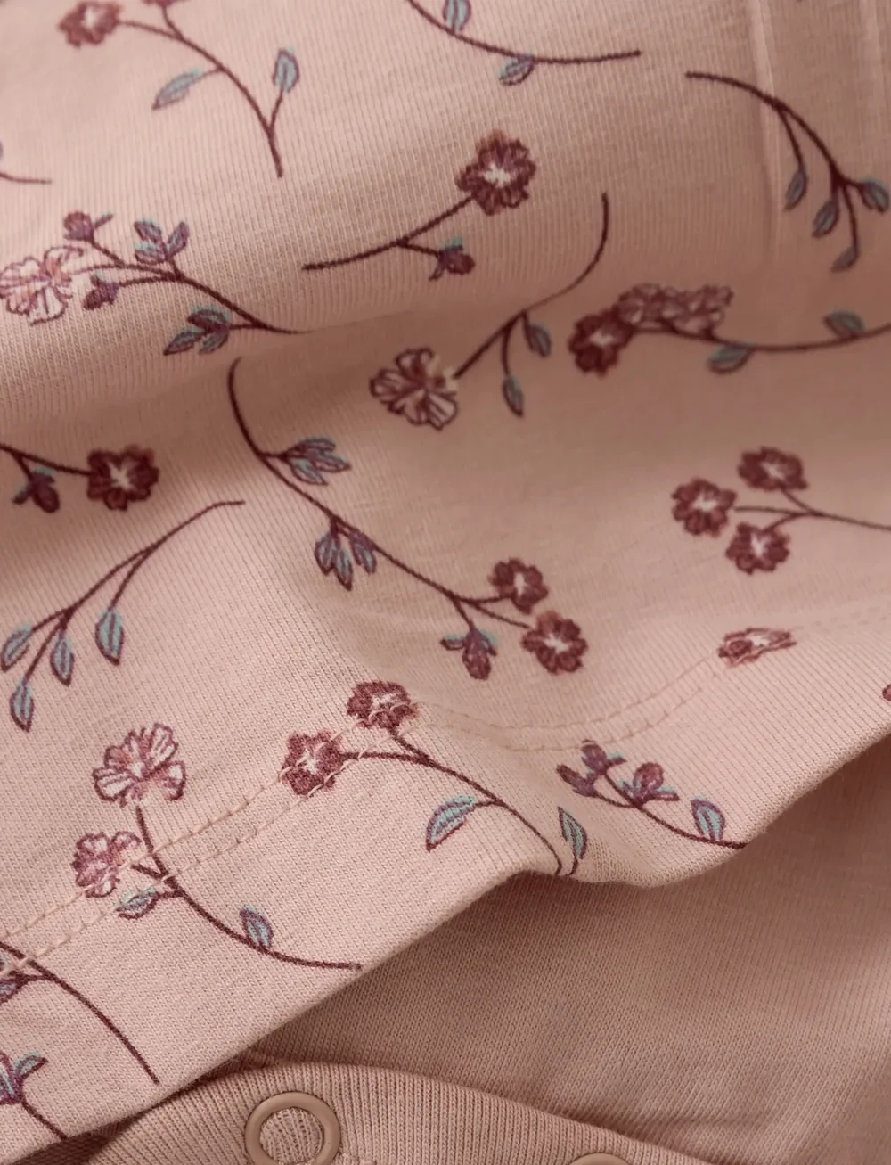 Minymo - Dress LS AOP - langærmede babykjoler - misty rose - 3