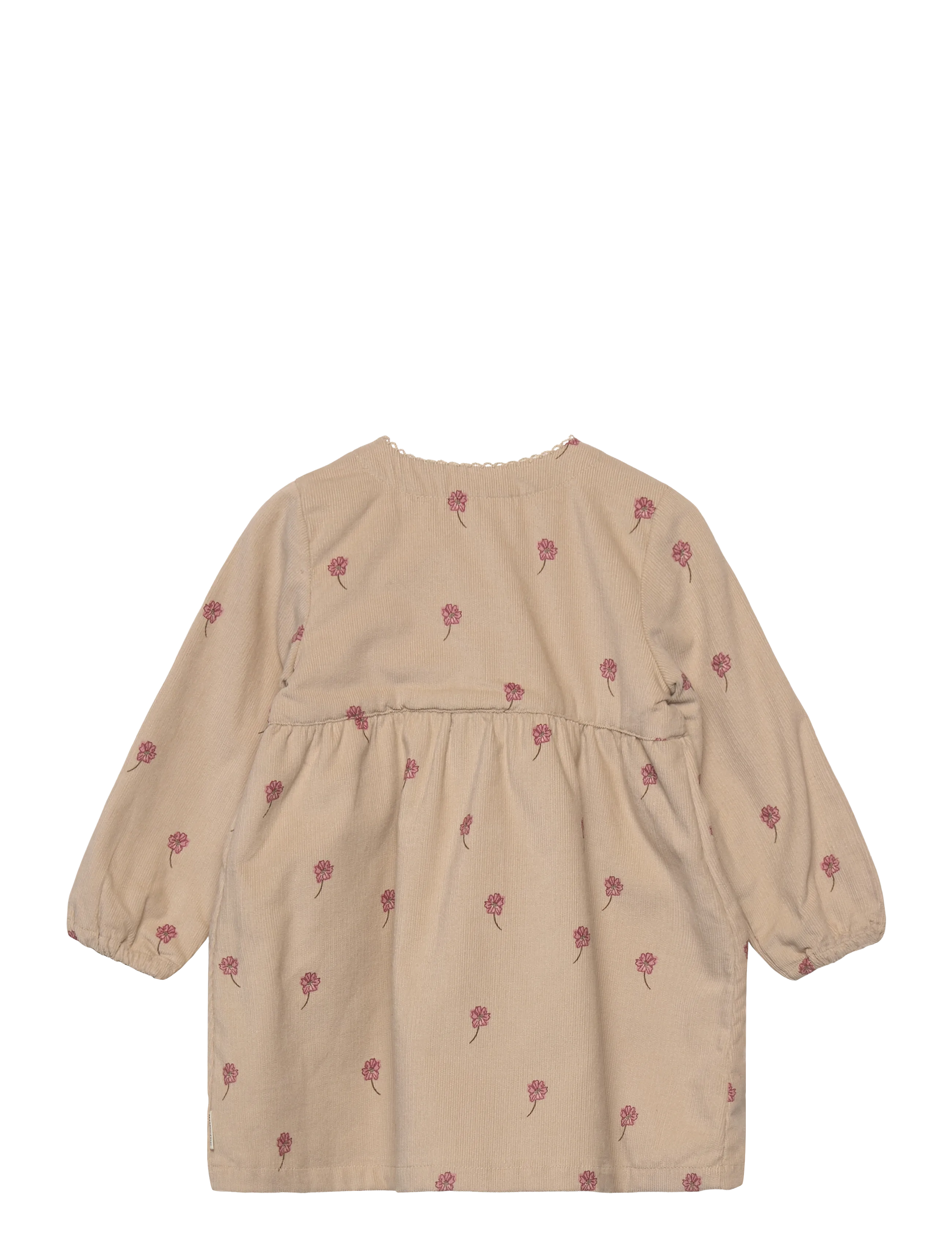 Minymo - Dress Corduroy w. Lining - sukienki dla dziewczynek z długim rękawem - oxford tan - 1