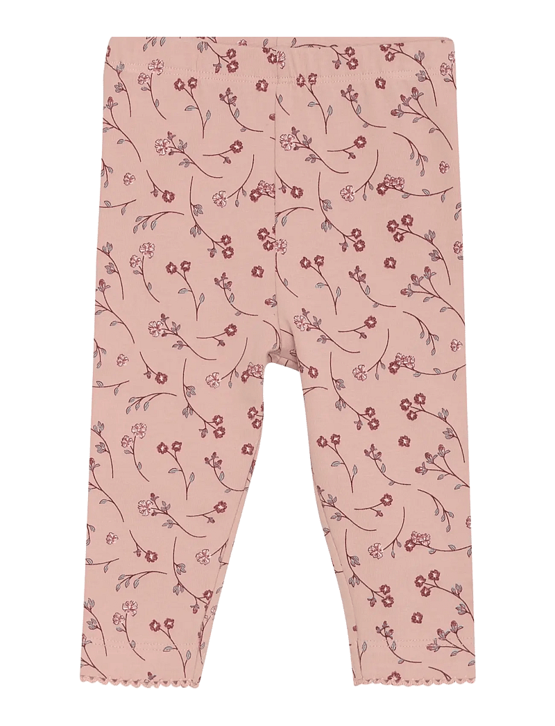 Minymo - Leggins AOP - leggings - misty rose - 0