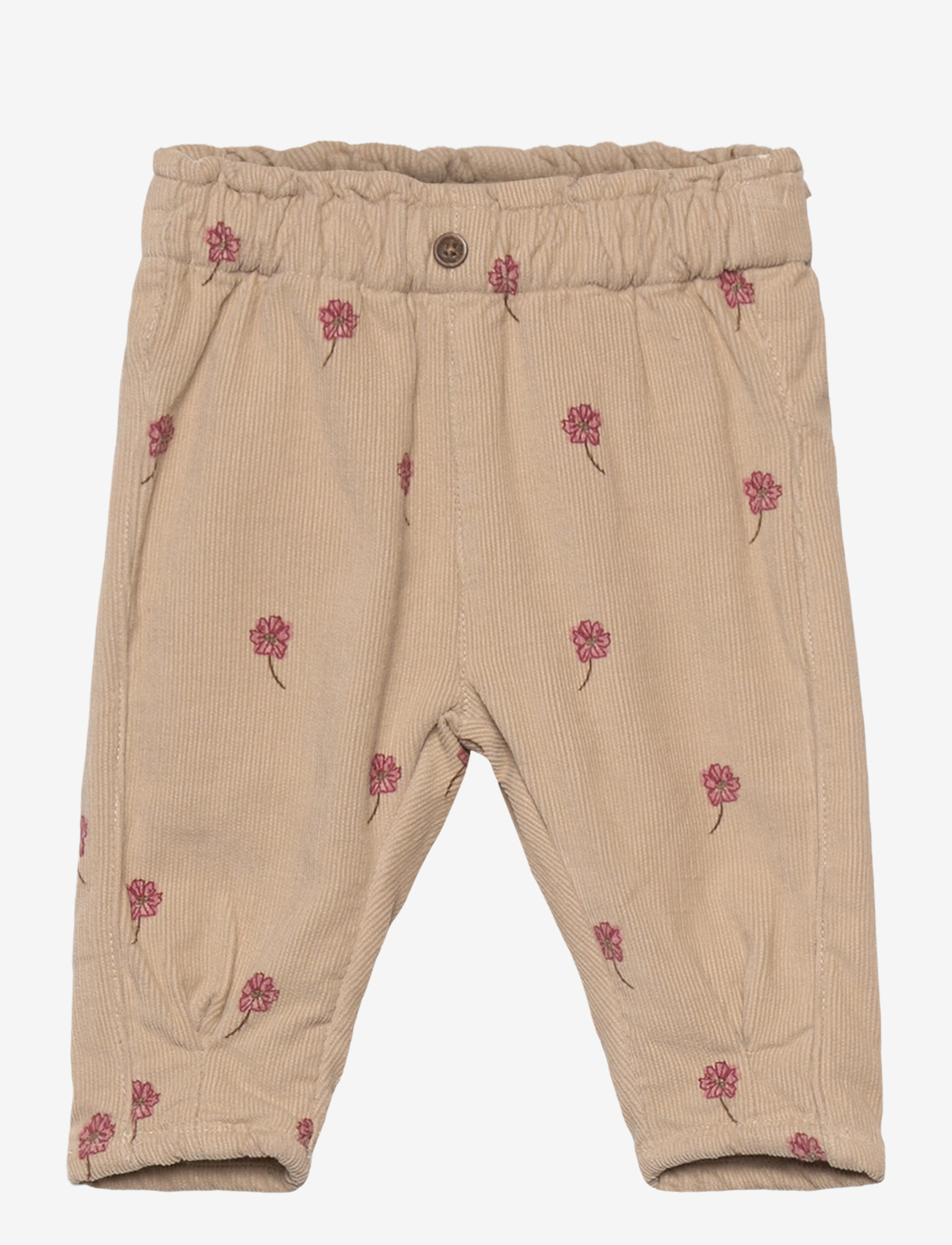 Minymo - Pants Corduroy w. Lining - herbstliche kleidung - oxford tan - 0