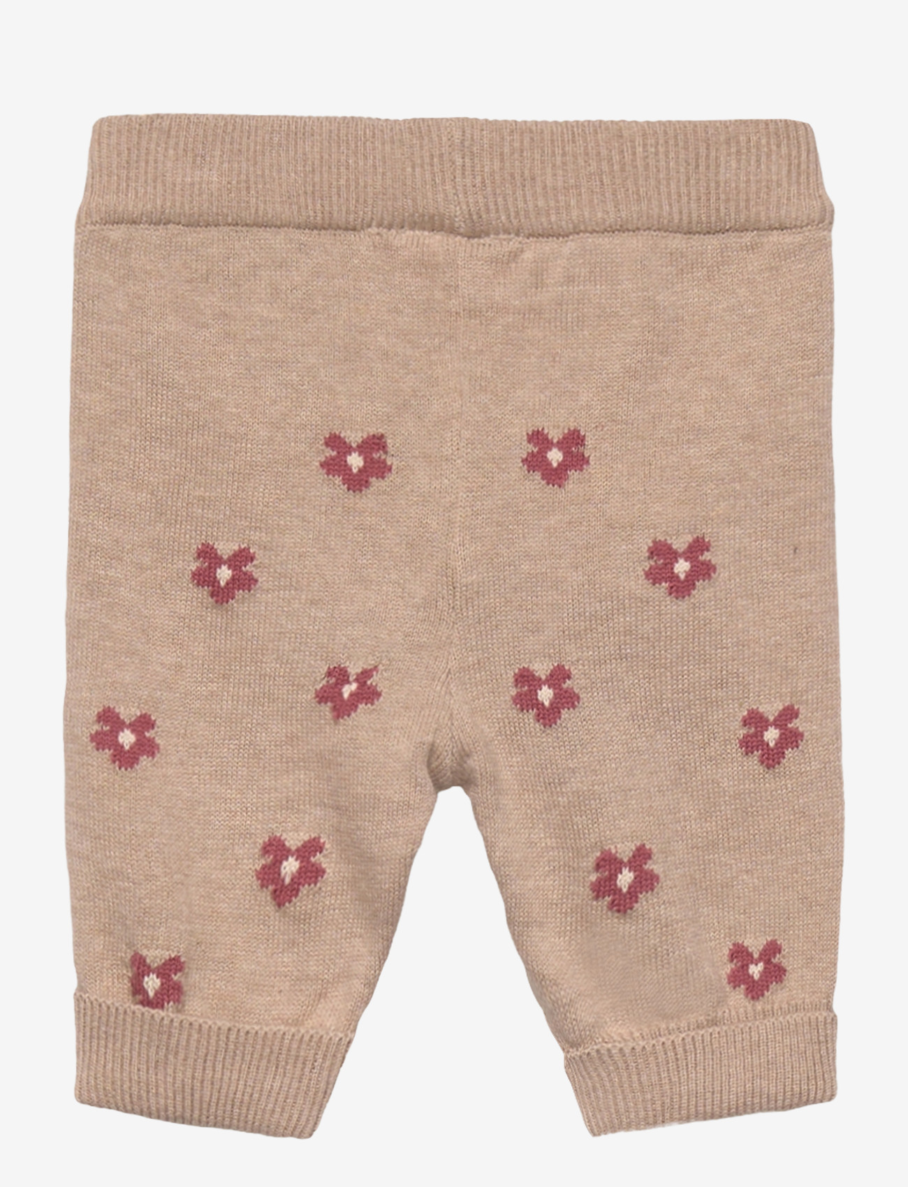 Minymo - Pants Knit - sweatpants - beige melange - 1