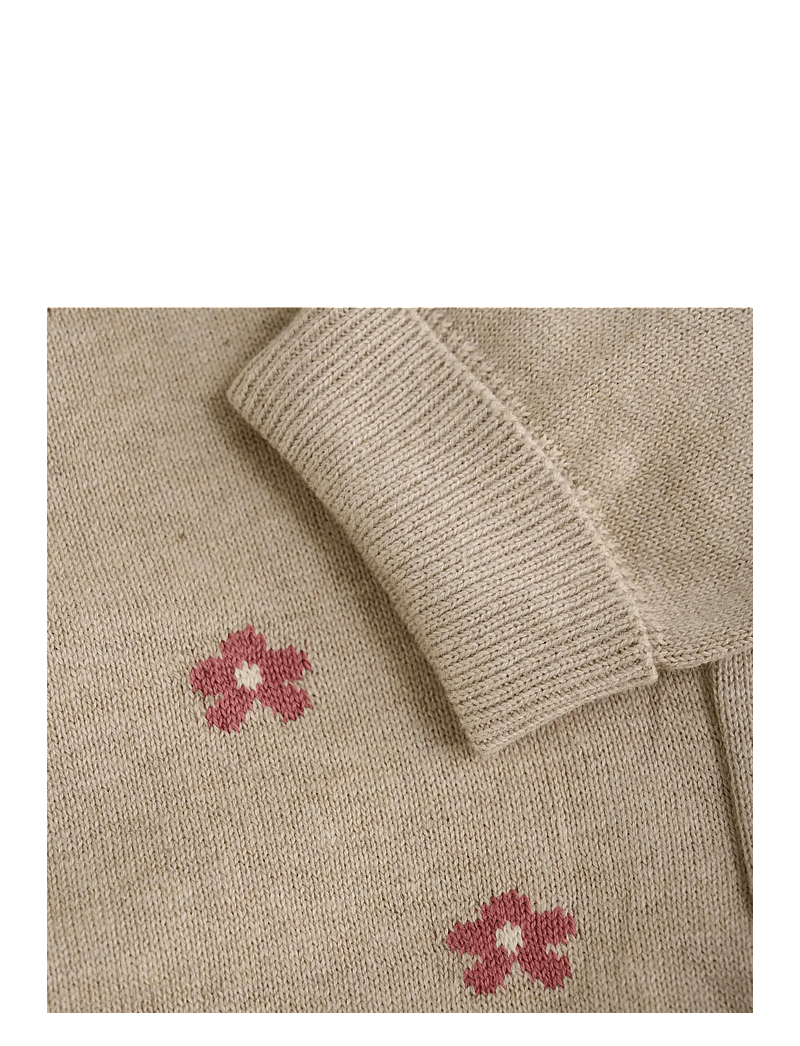 Minymo - Pants Knit - sporta bikses - beige melange - 2