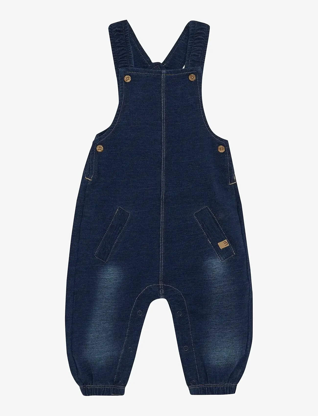 Minymo - Overall Sweat Denim - overalls - parisian night - 0