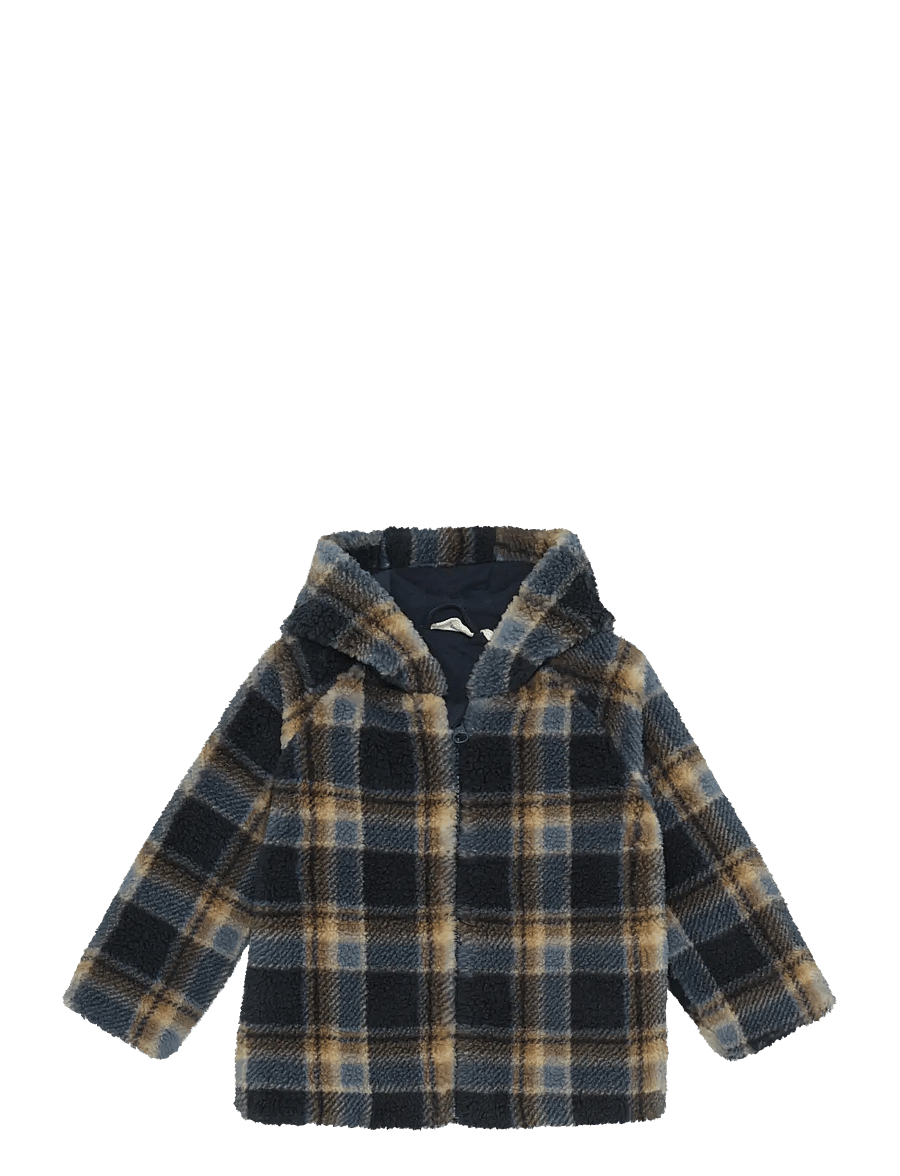 Minymo - Jacket Teddy w. Lining - fleece jas - parisian night - 0