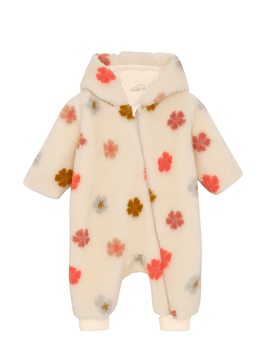 Minymo - Suit Teddy w. Lining - jumpsuits - sandshell - 0