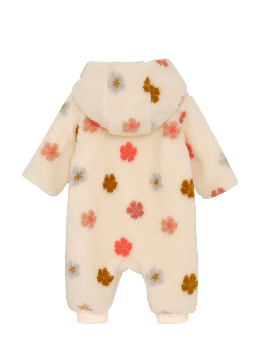 Minymo - Suit Teddy w. Lining - jumpsuits - sandshell - 1