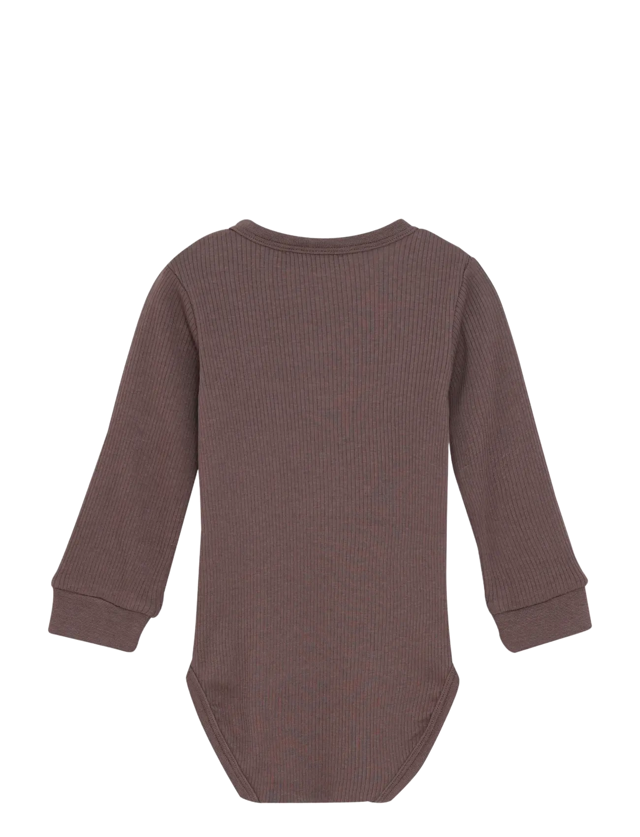 Minymo - Body LS Rib - langärmelig - chocolate chip - 2