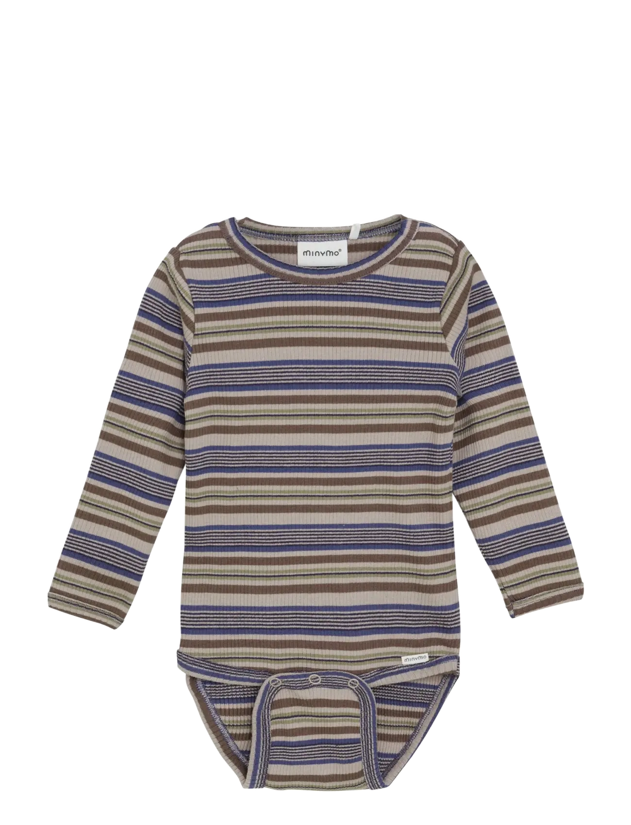 Minymo Body LS Y/D Rib - 4 for 3 - PARISIAN NIGHT / multi