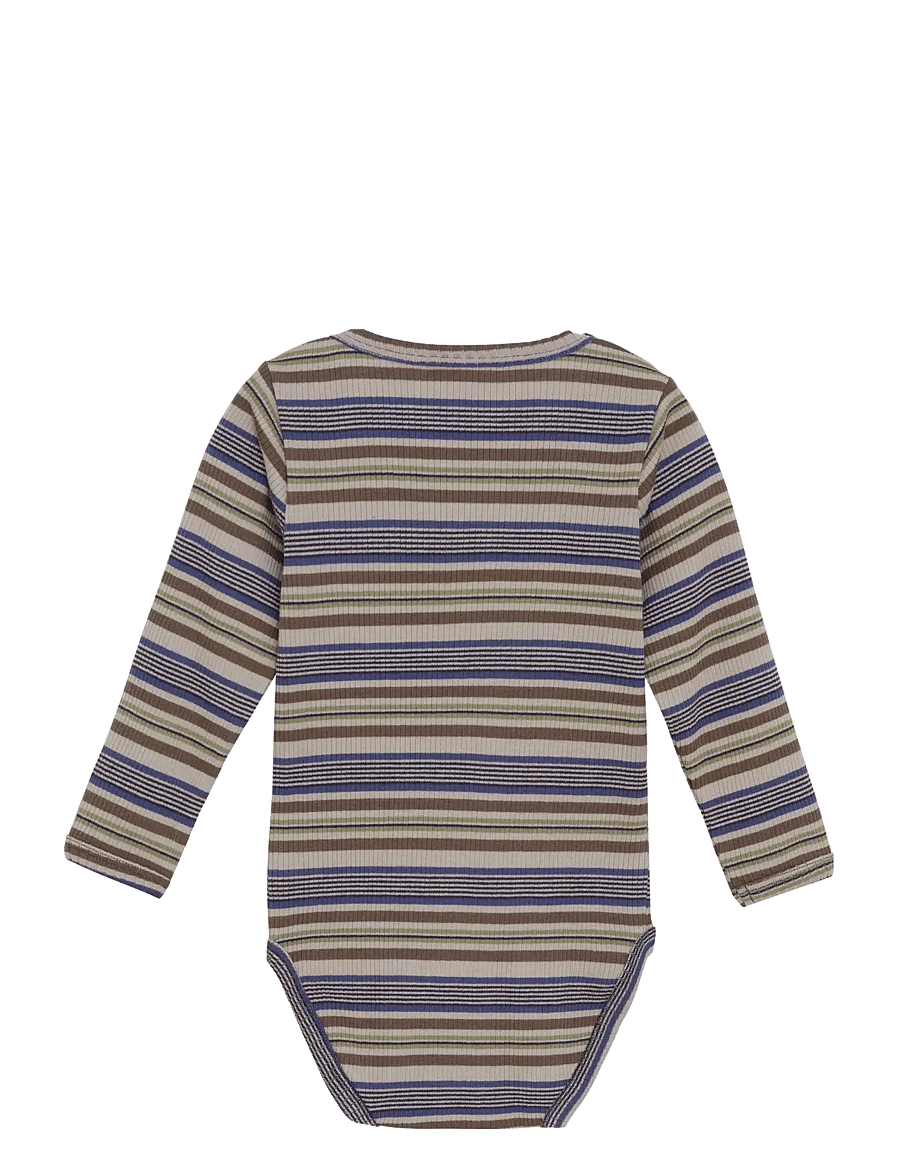 Minymo - Body LS Y/D Rib - long-sleeved bodies - parisian night - 1