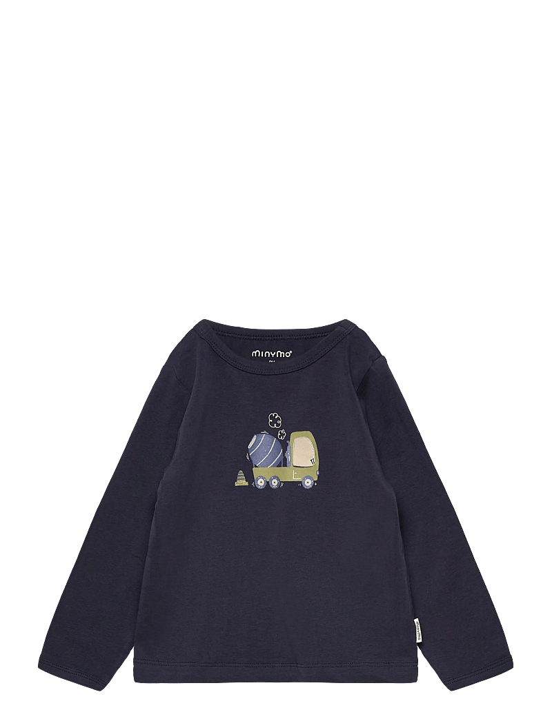 Minymo - T-shirt LS - langærmede t-shirts - parisian night - 0