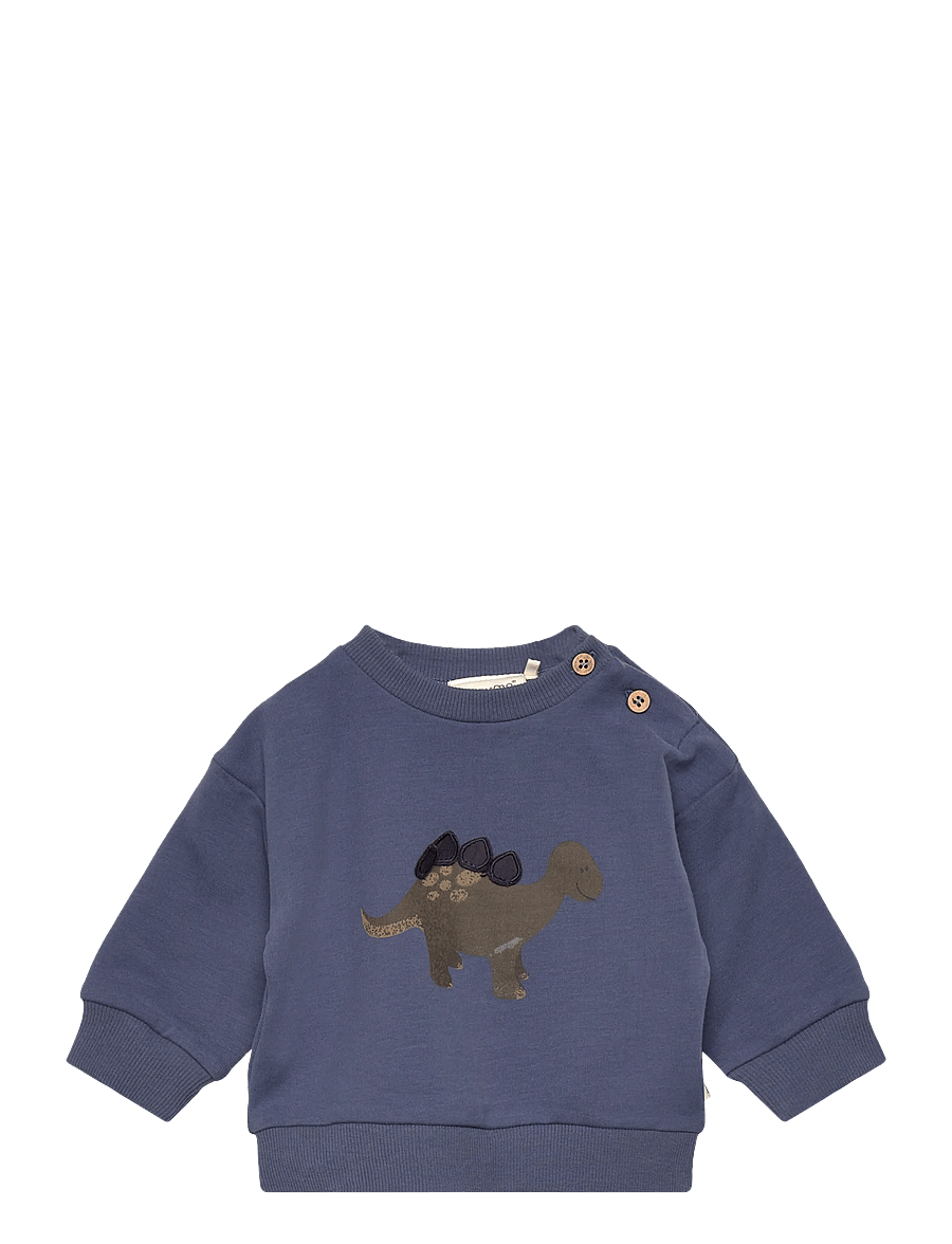Minymo - Sweatshsirt LS - kapuzenpullover - vintage indigo - 0