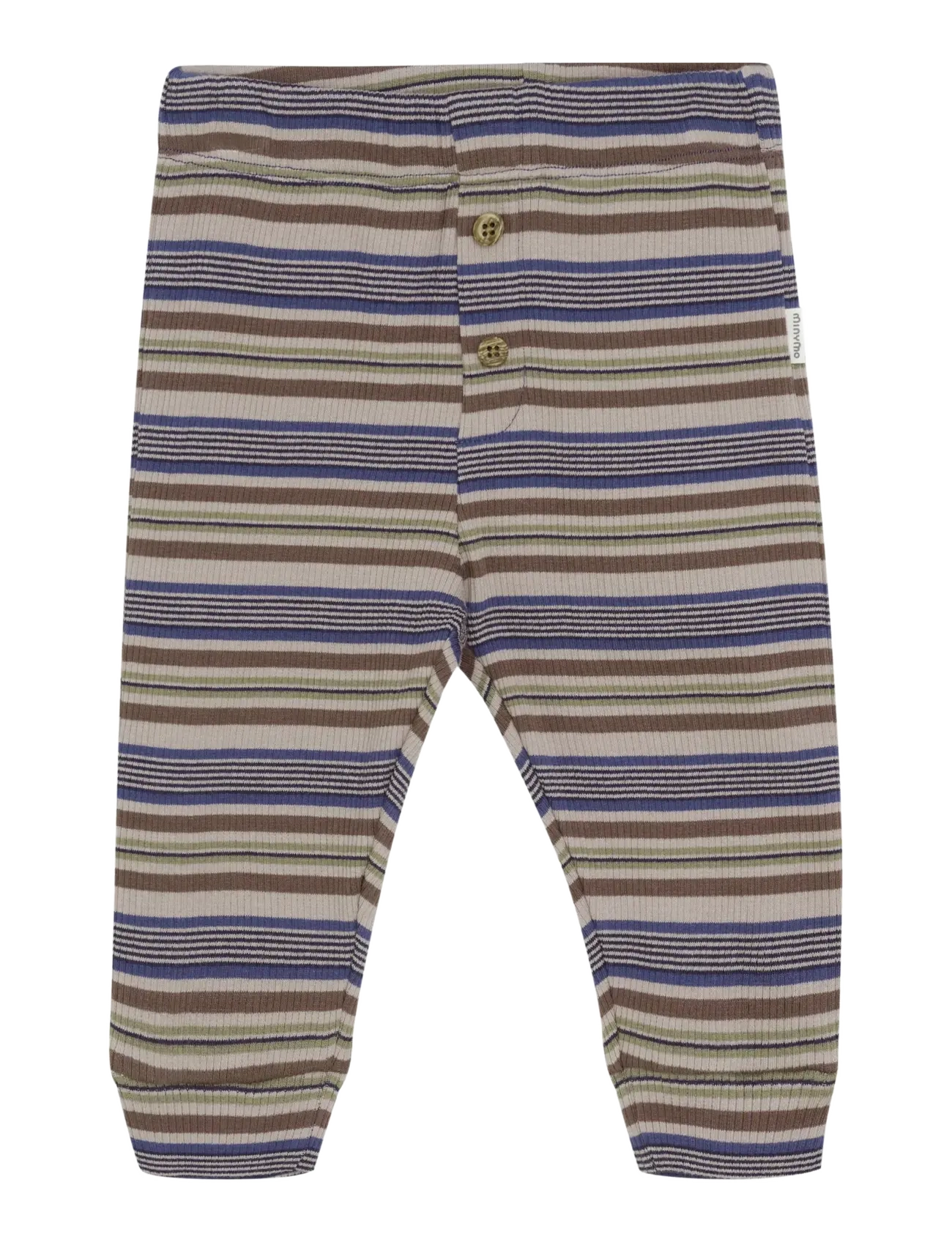 Minymo Pants Y/D Rib - Housut - PARISIAN NIGHT / multi