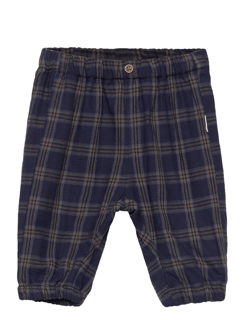 Minymo - Pants Check - baby trousers - parisian night - 1
