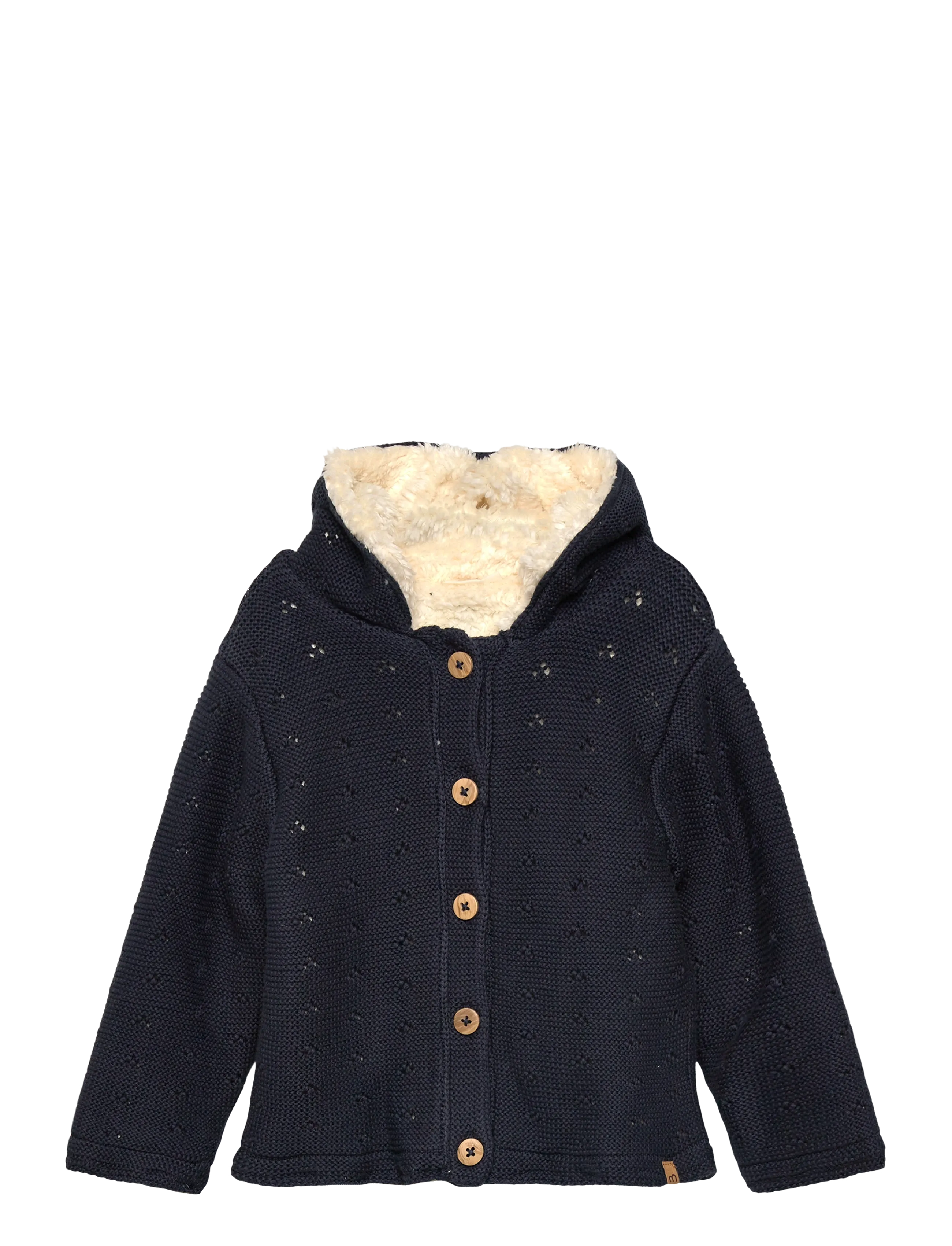 Minymo Jacket Knit W. Teddy Lining, 74, Jackets & Coats, Marineblau - Winter Jackets, Kinder