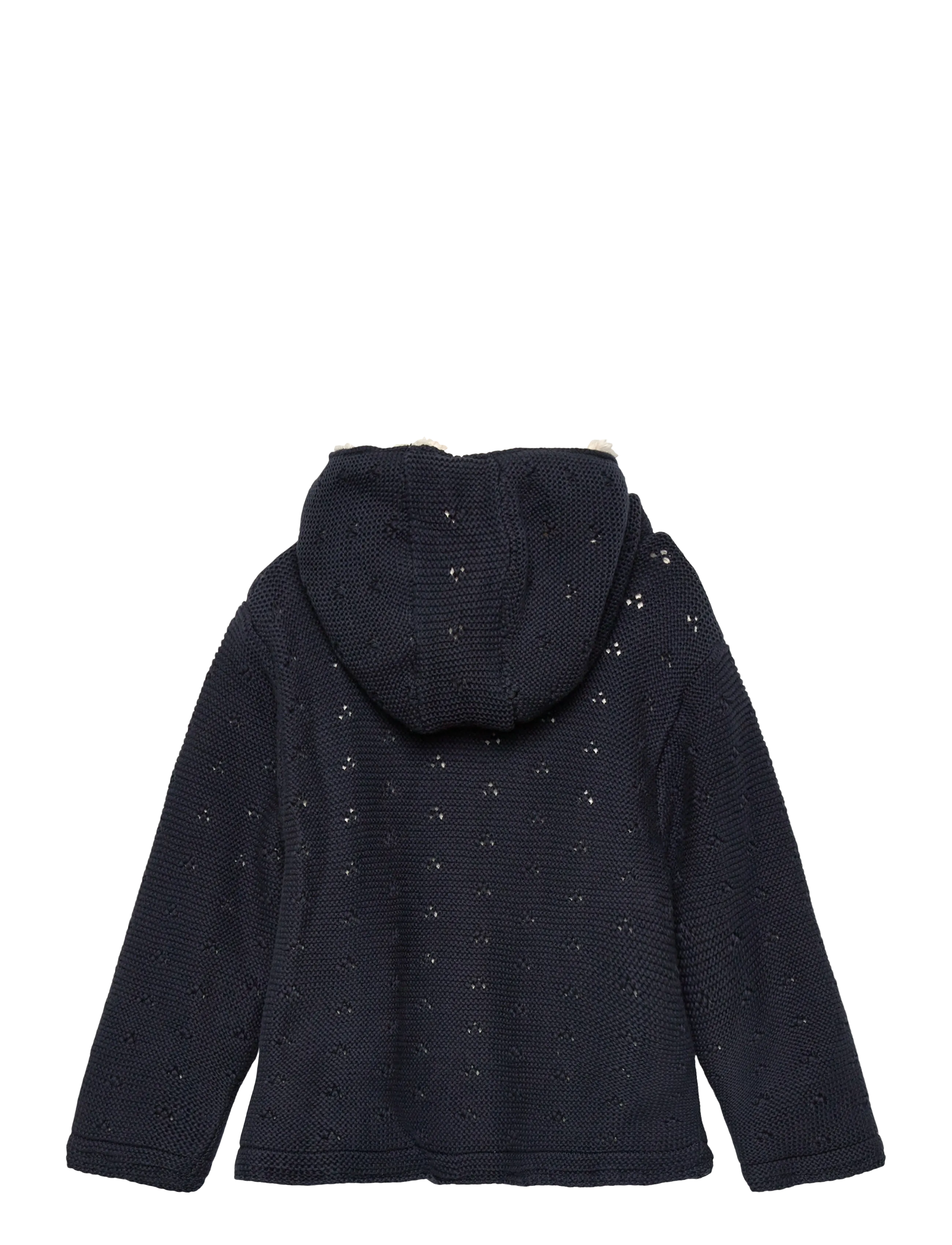Minymo - Jacket Knit w. Teddy Lining - laveste priser - parisian night - 1