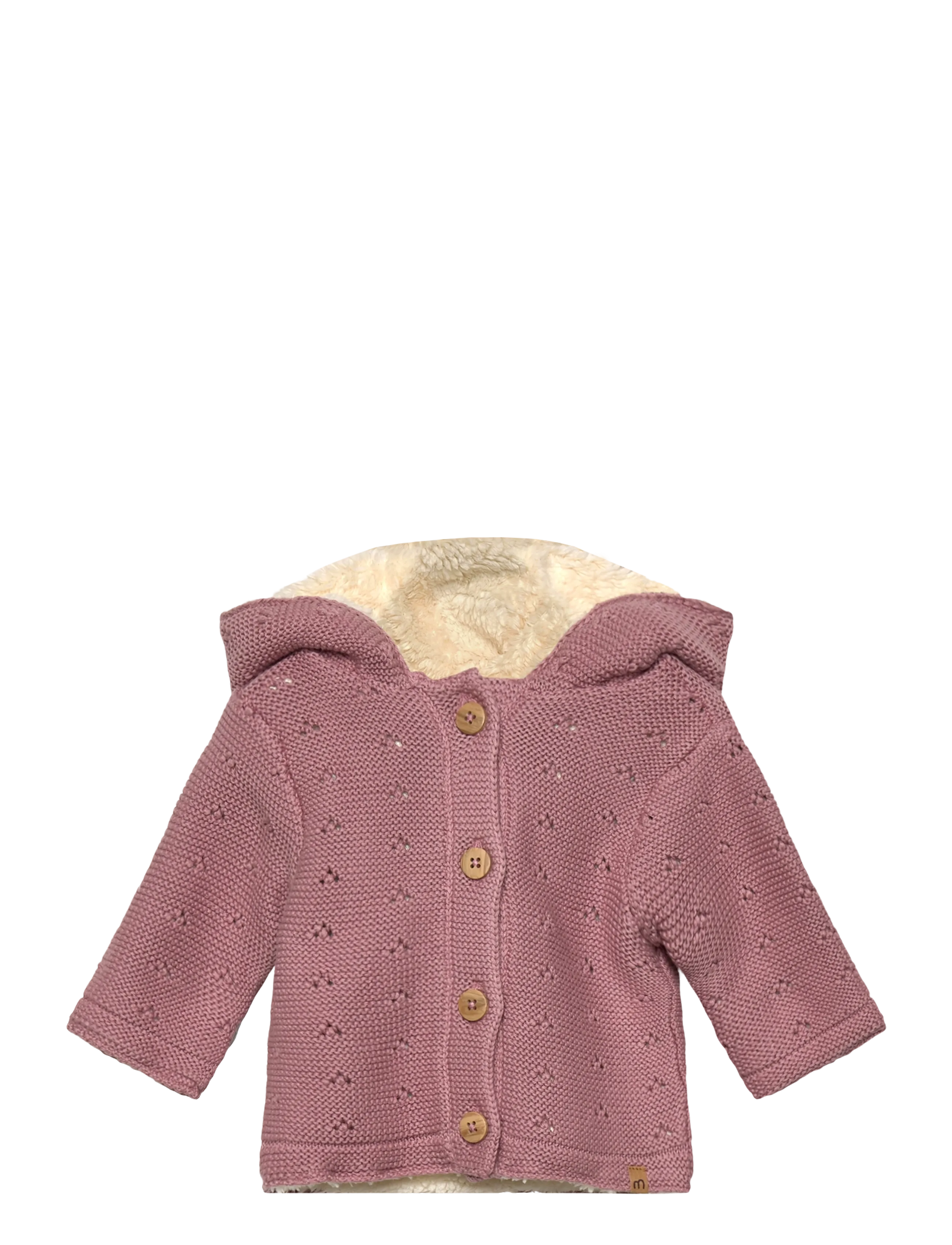 Minymo Jacket Knit W. Teddy Lining, 50, Jackets & Coats, Rosa - Winter Jackets, Kinder