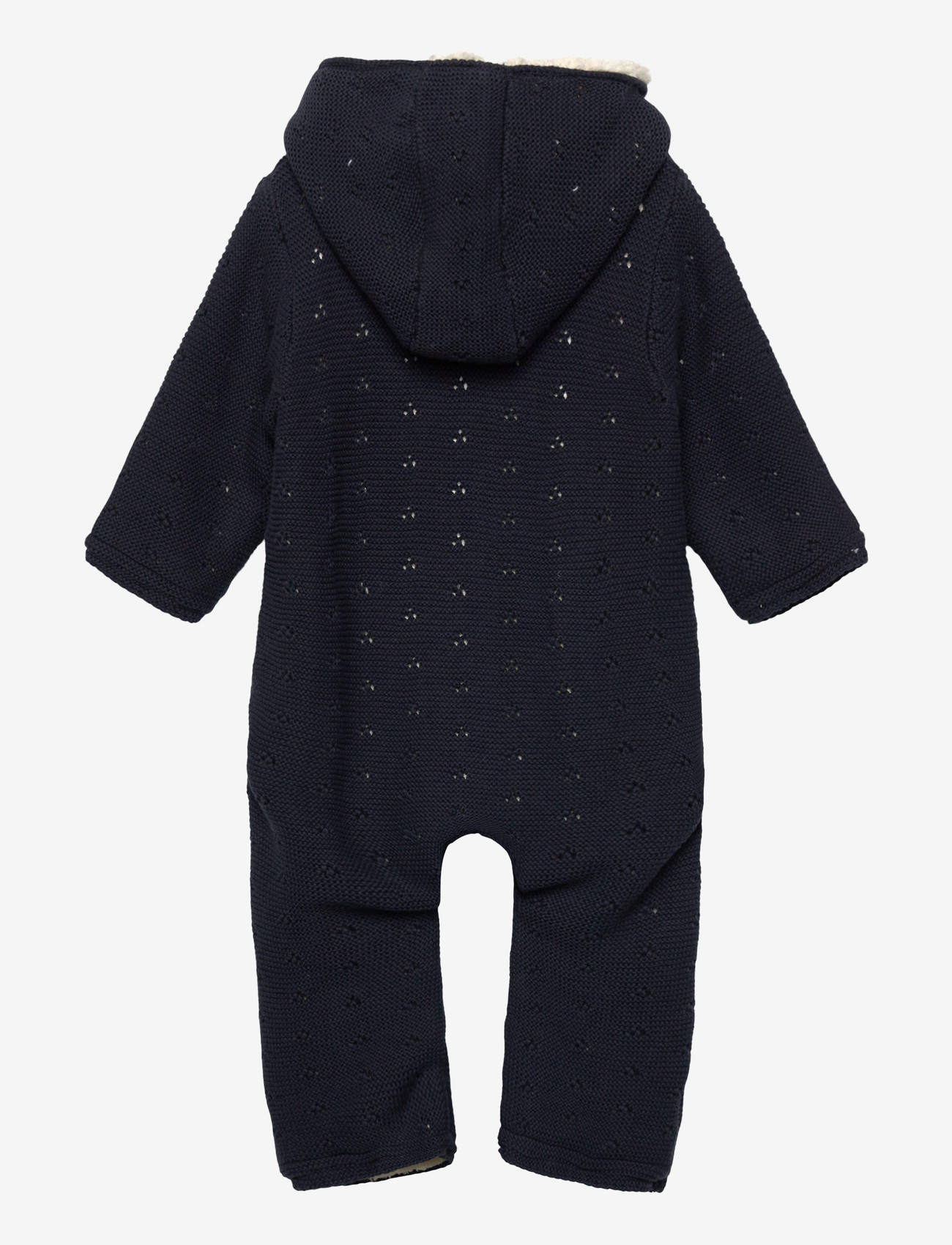 Minymo - Suit Knit w. Teddy Lining - fleeceoveraller - parisian night - 1