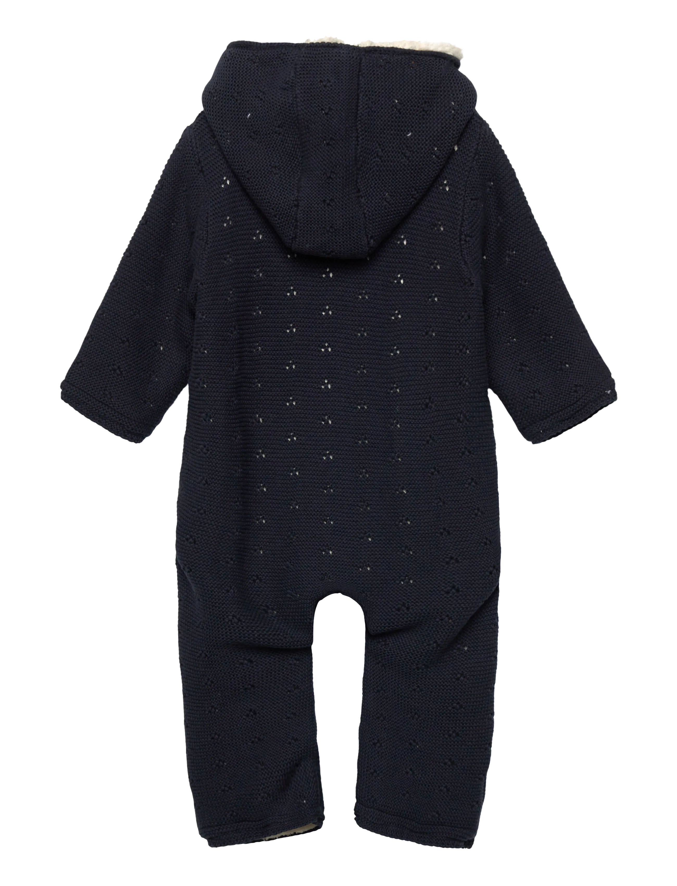 Minymo - Suit Knit w. Teddy Lining - overtøj - parisian night - 1