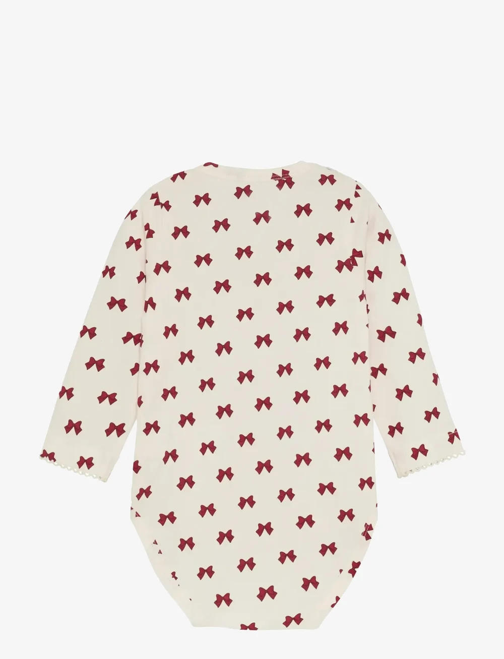 Minymo - Body LS AOP - langärmelig - eggnog - 1